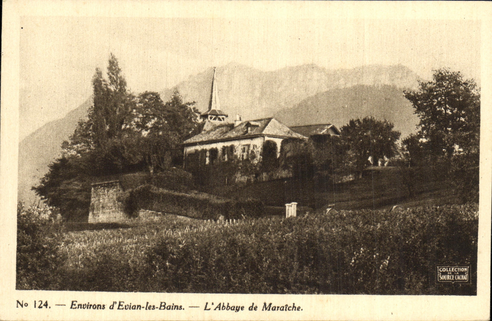 CPA Environs d Evian les Bains L abbaye de Maraiche 
