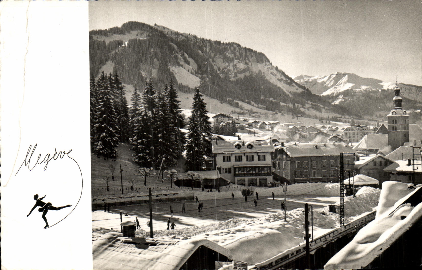 MODERN CARD Megeve Altitude the Municipal Skating rink