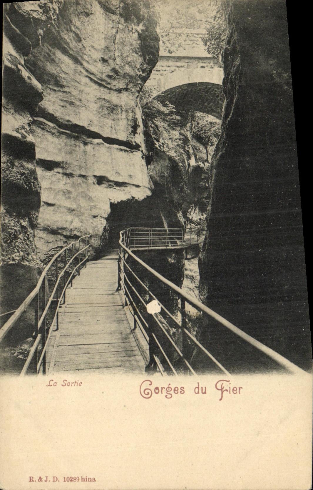CPA Gorges du Fier La sortie
