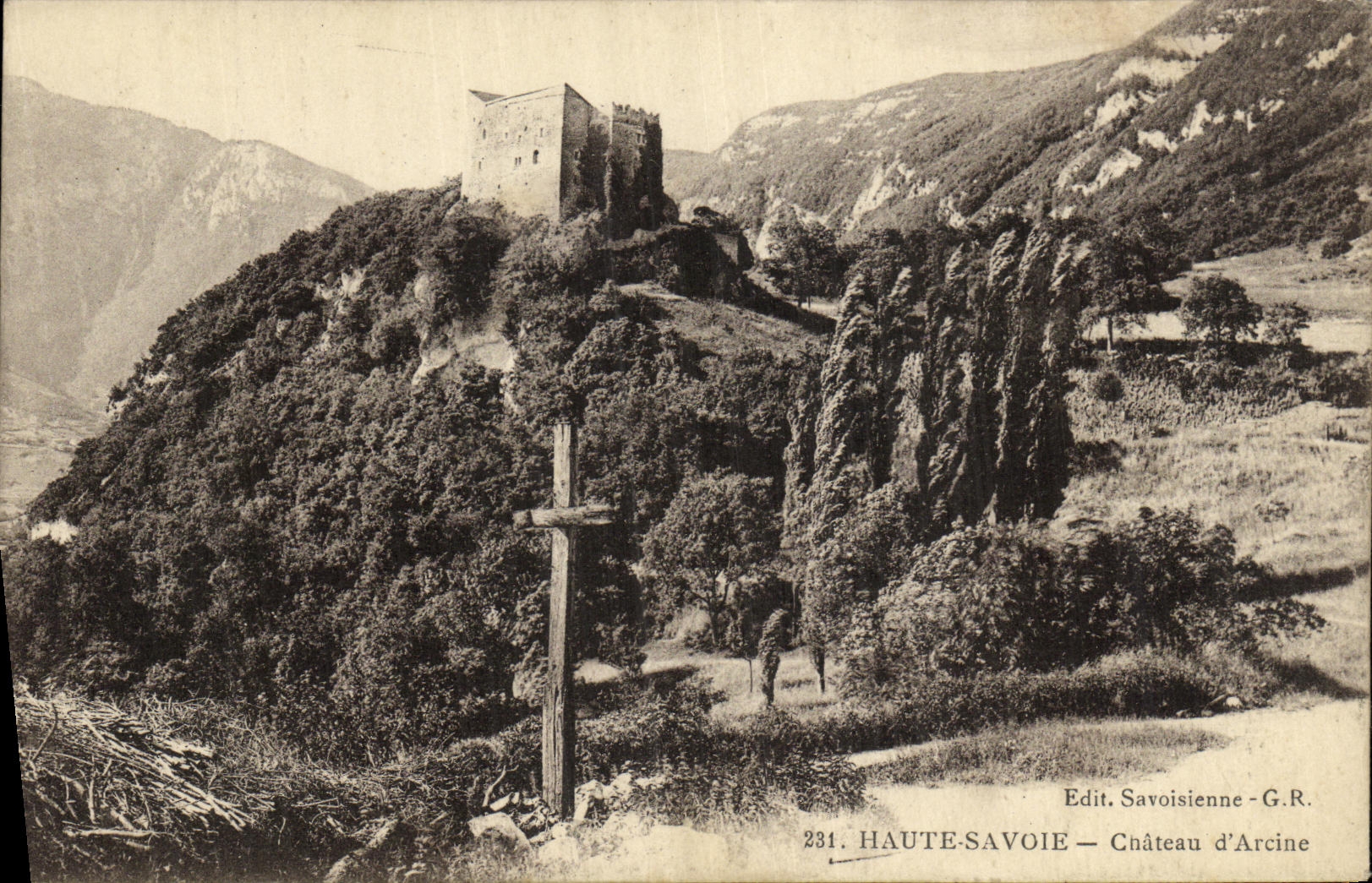 CPA Haute Savoie Chateau d Arcine