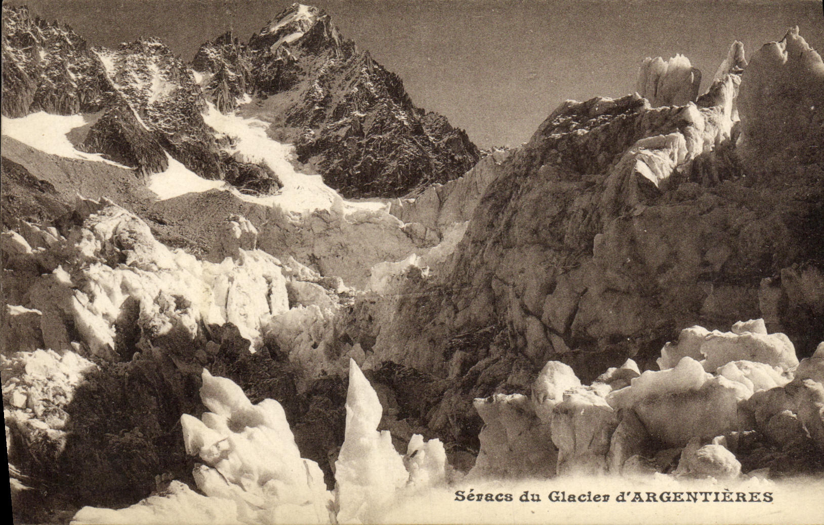 CPA d Argentieres Seracs du Glacier