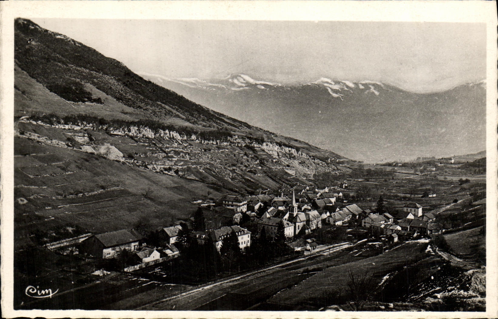 CPM Monnetier Vue Generale et le Mont Blanc 