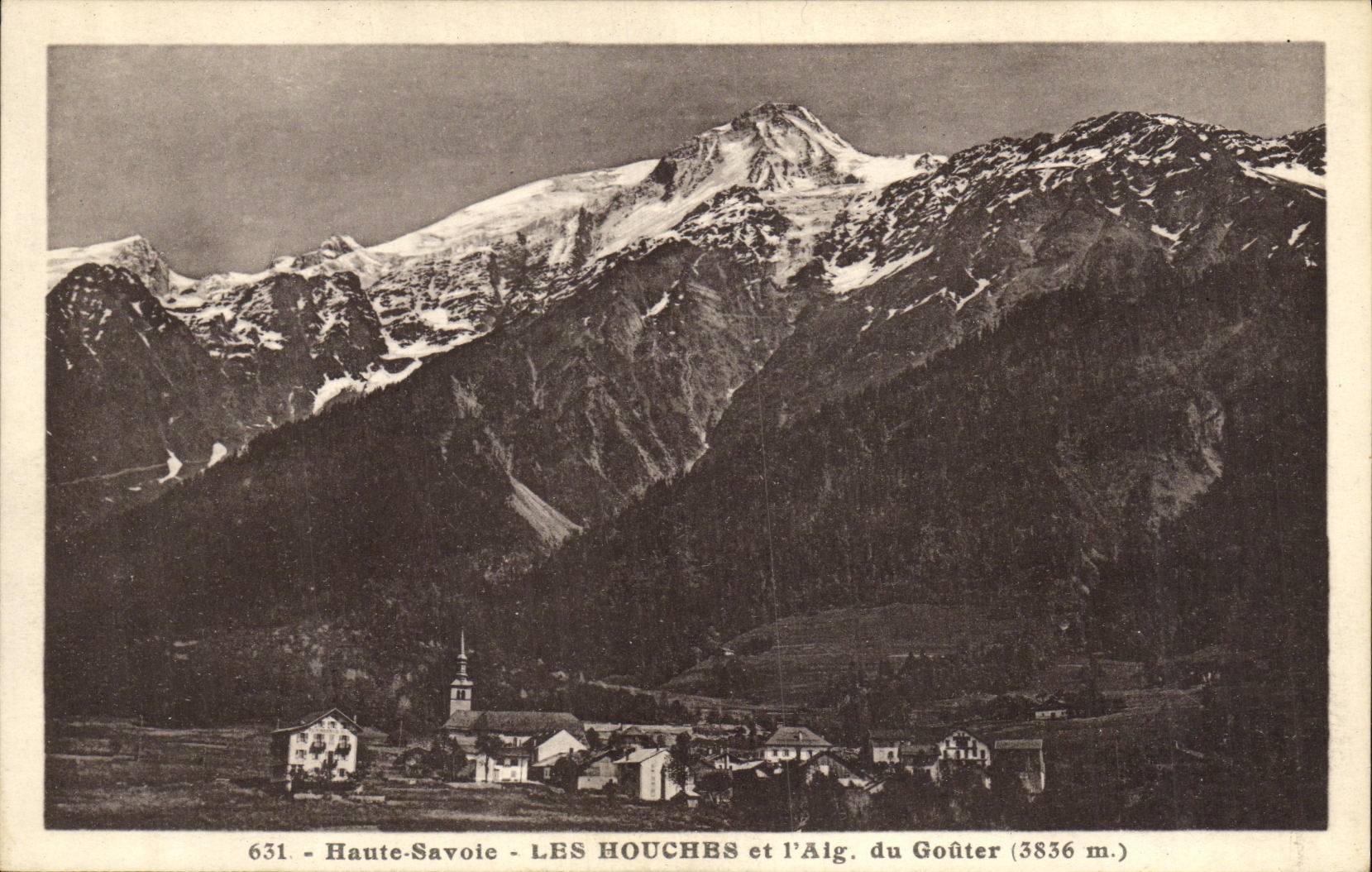 CPA Les Houches et L Aig du Gouter