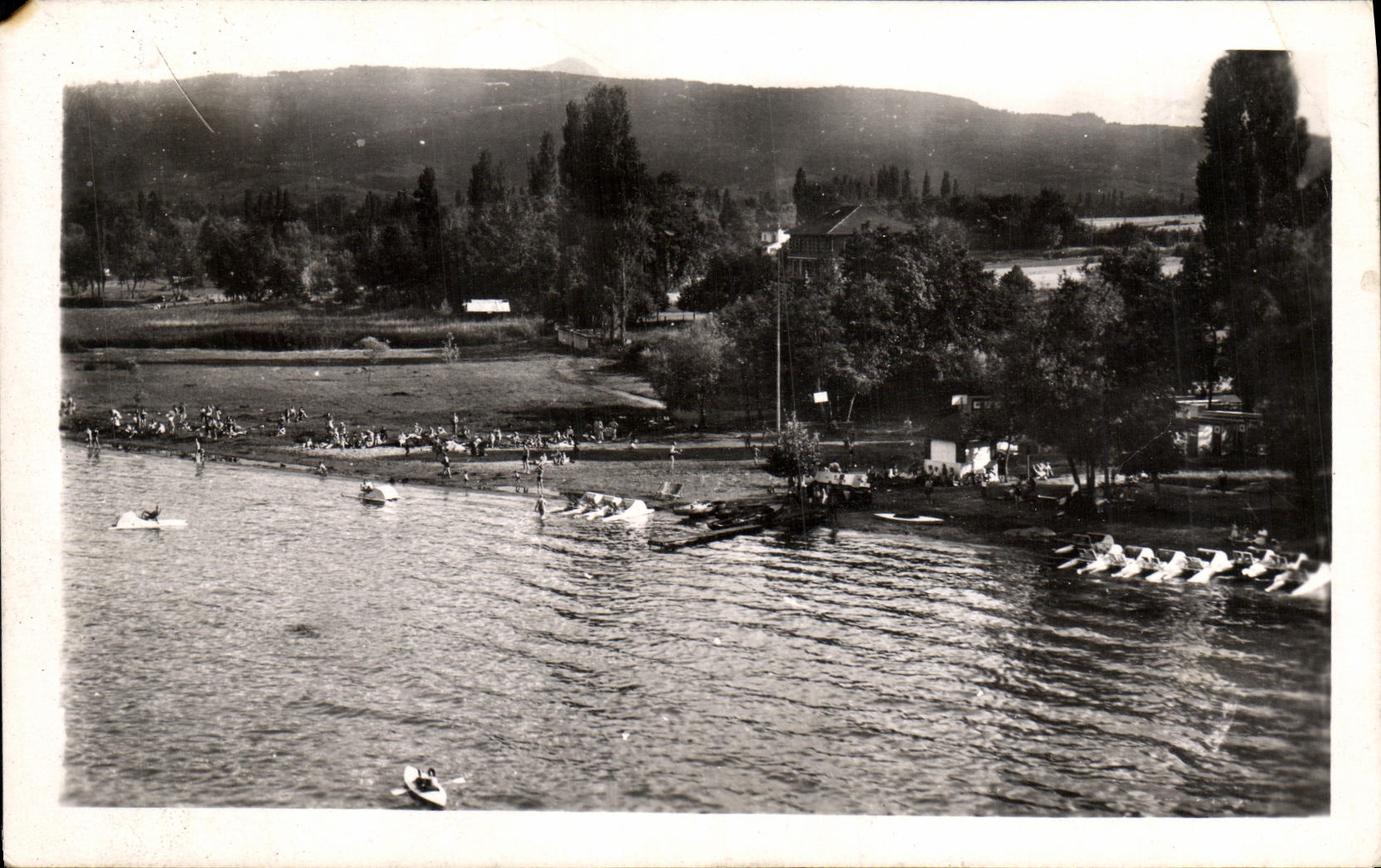CPM Excenevex Bord du Lac Leman La Plage