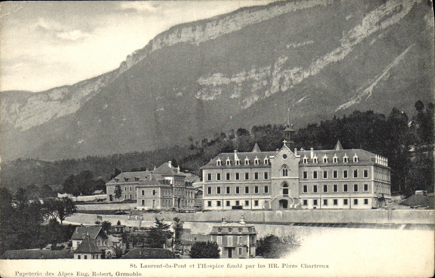 CPA St Laurent et l hospice 