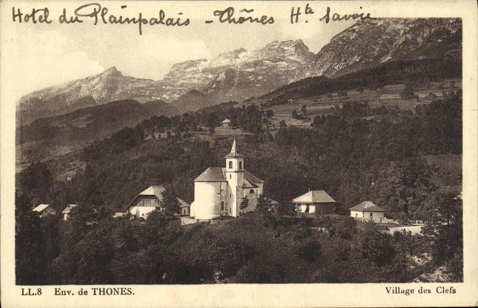 CPA environs de Thones Village des Clefs