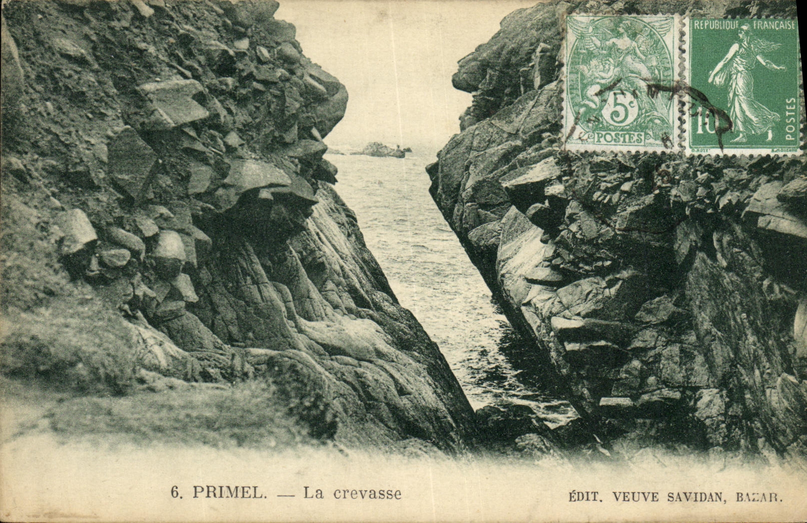 CPA Primel La Crevasse 