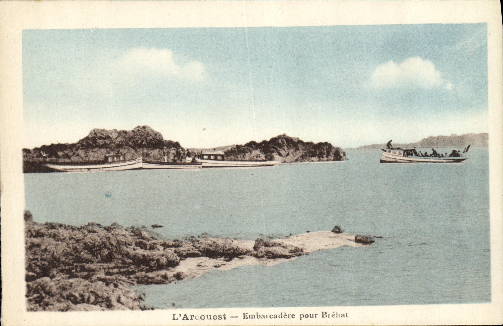 CPA L Arcouest Embarcadere pour Brehat