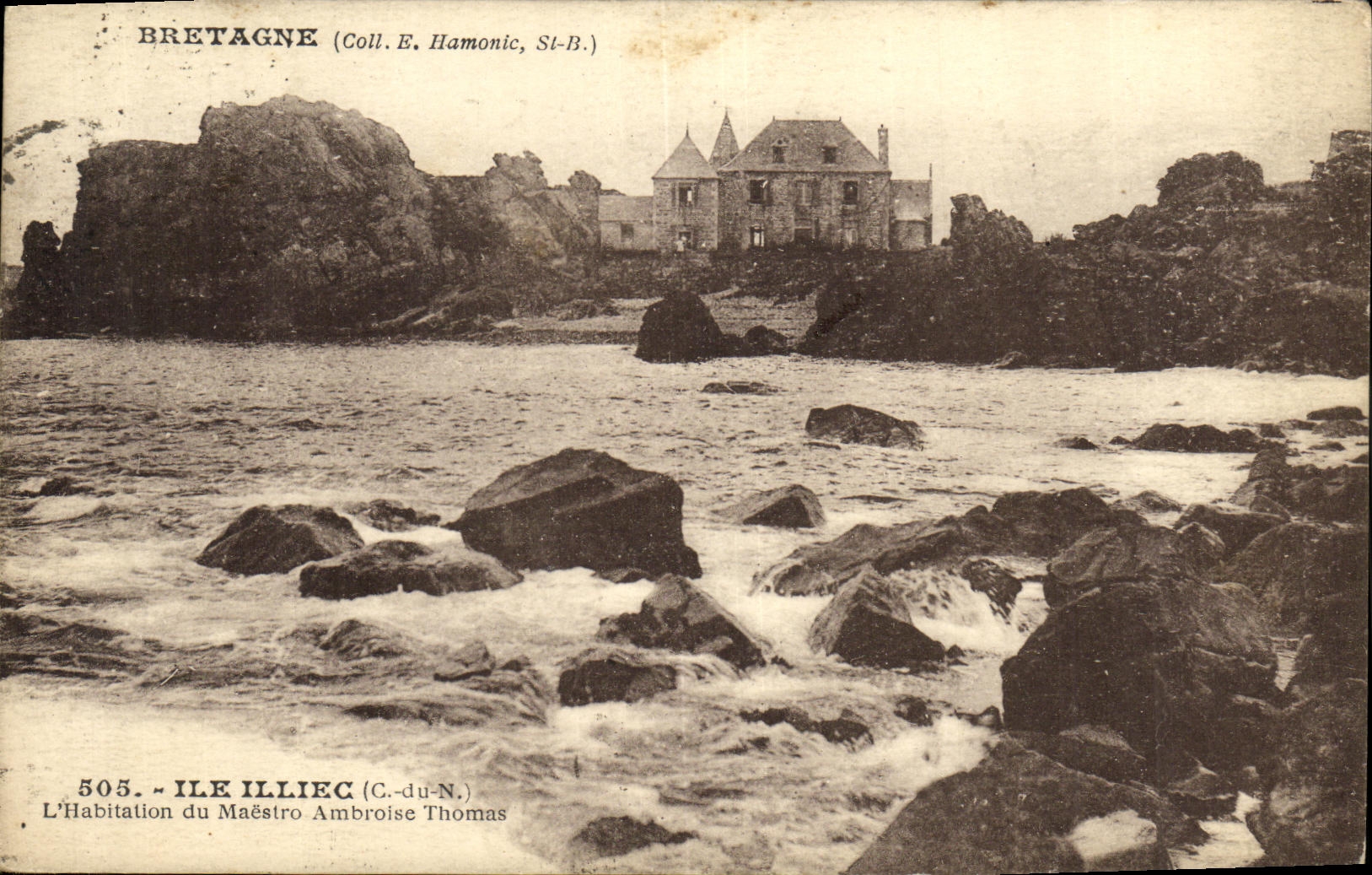 CPA lle lllerc L Habitation du Maestro Ambroise Thomas