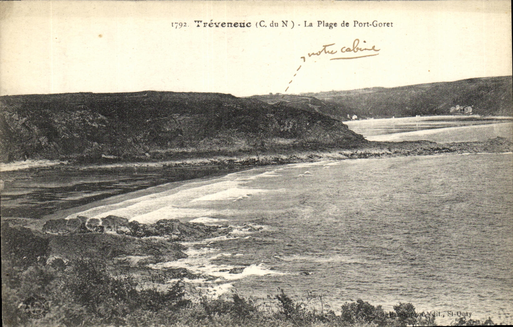CPA Treveneuc La Plage de Port Goret