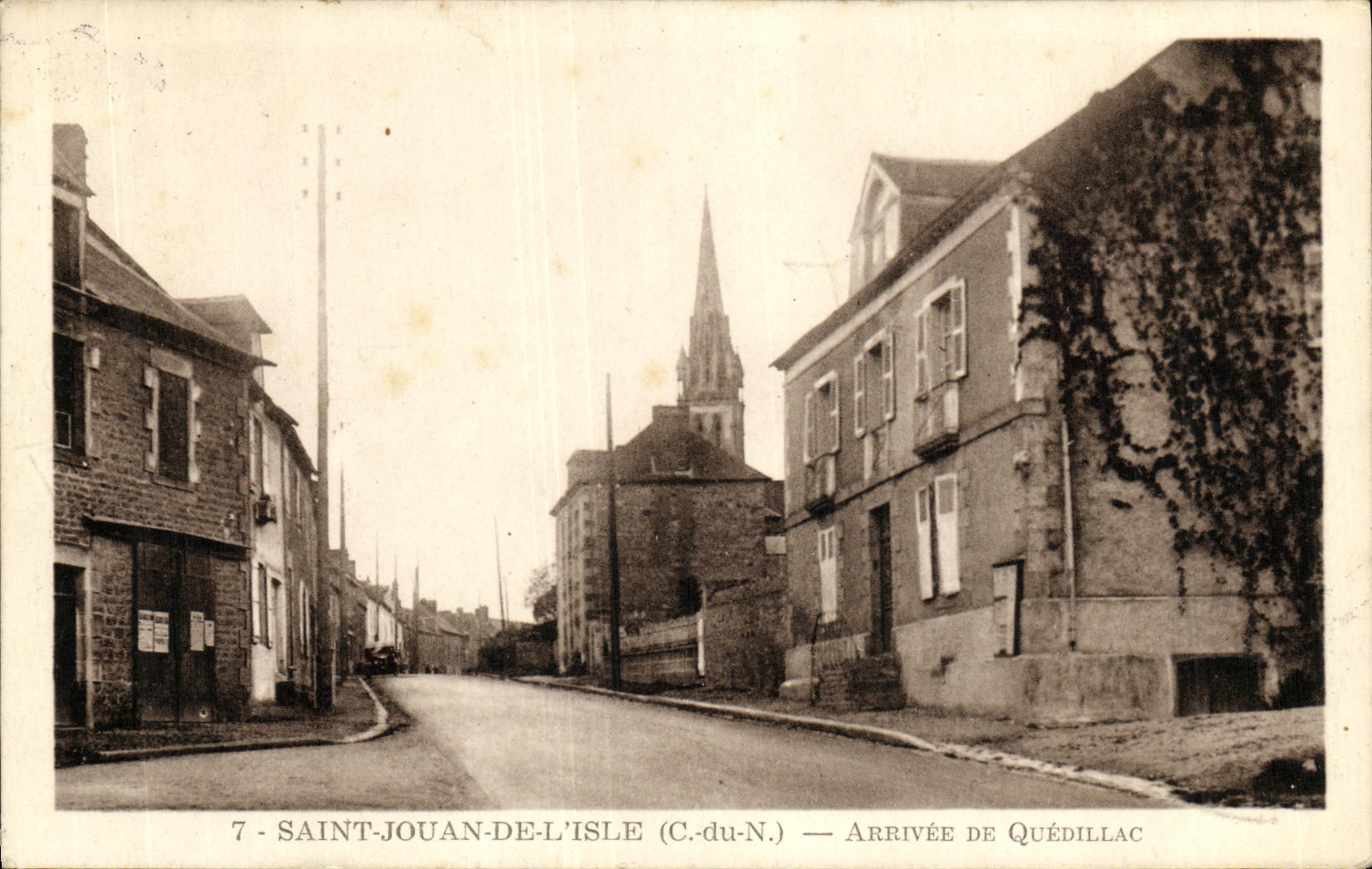CPA Saint Jouan De L isle Arrivee De Quedillac