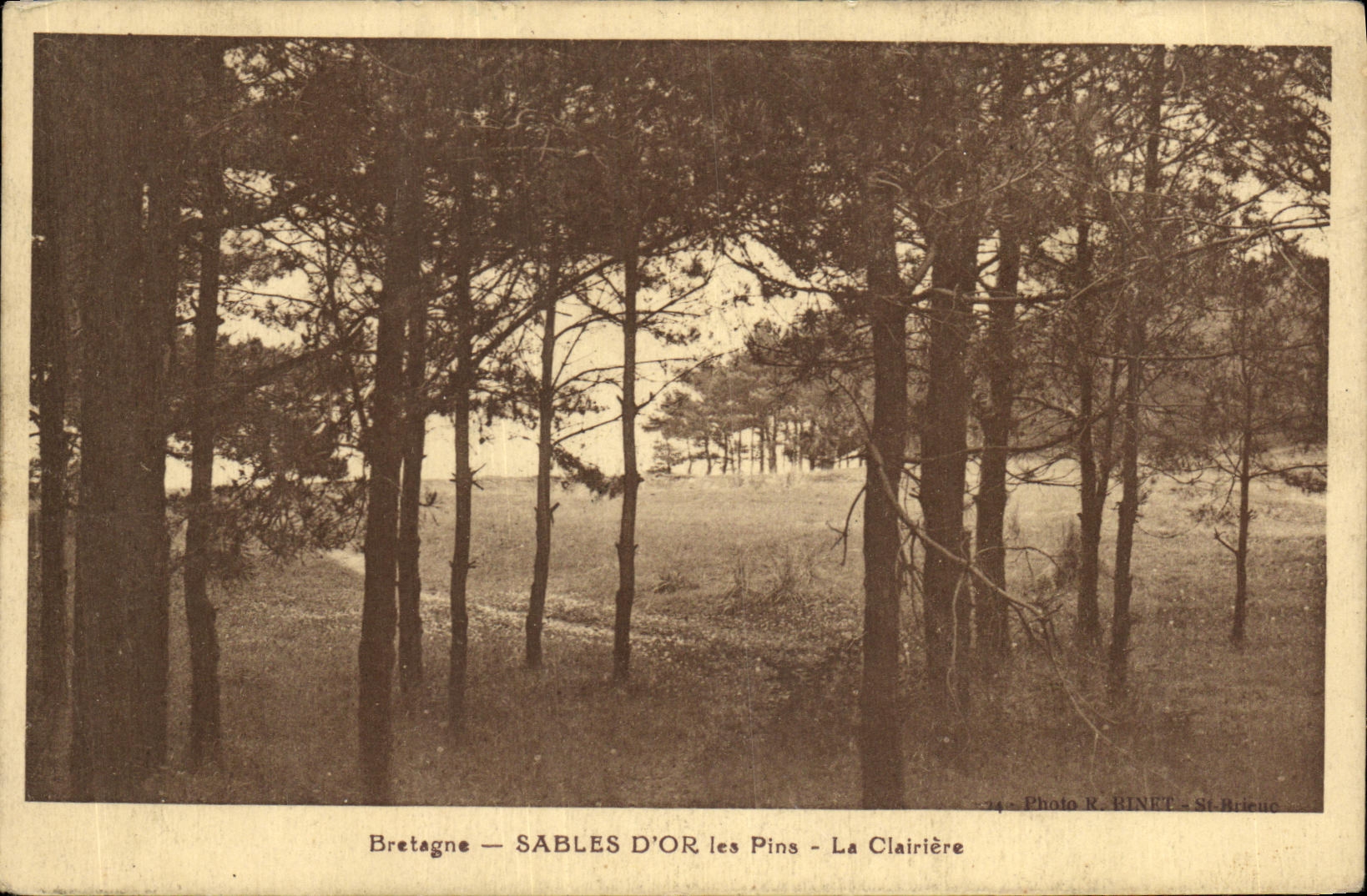 CPA Sables D Or La Clairiere