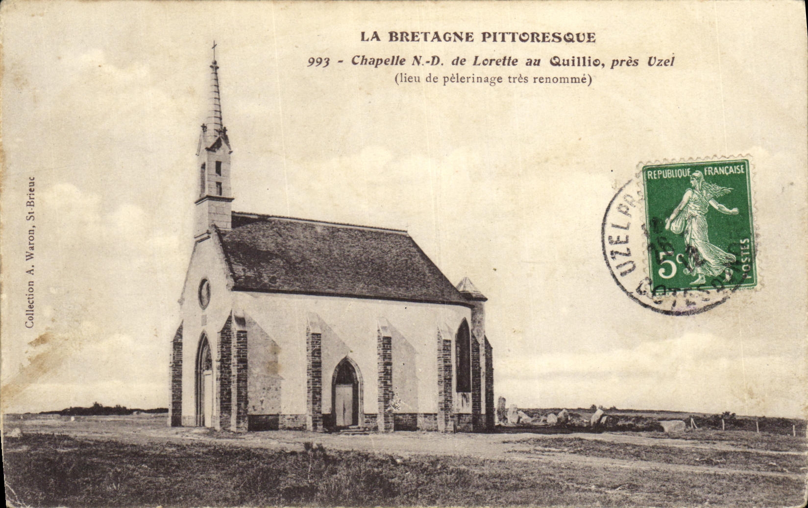 CPA La Bretagne Pittoresque Chapelle De Lorette au Quillio pres Uzel