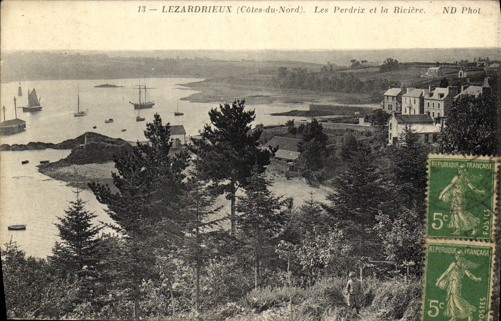CPA Lezardrieux Les Perdrix et la Riviere