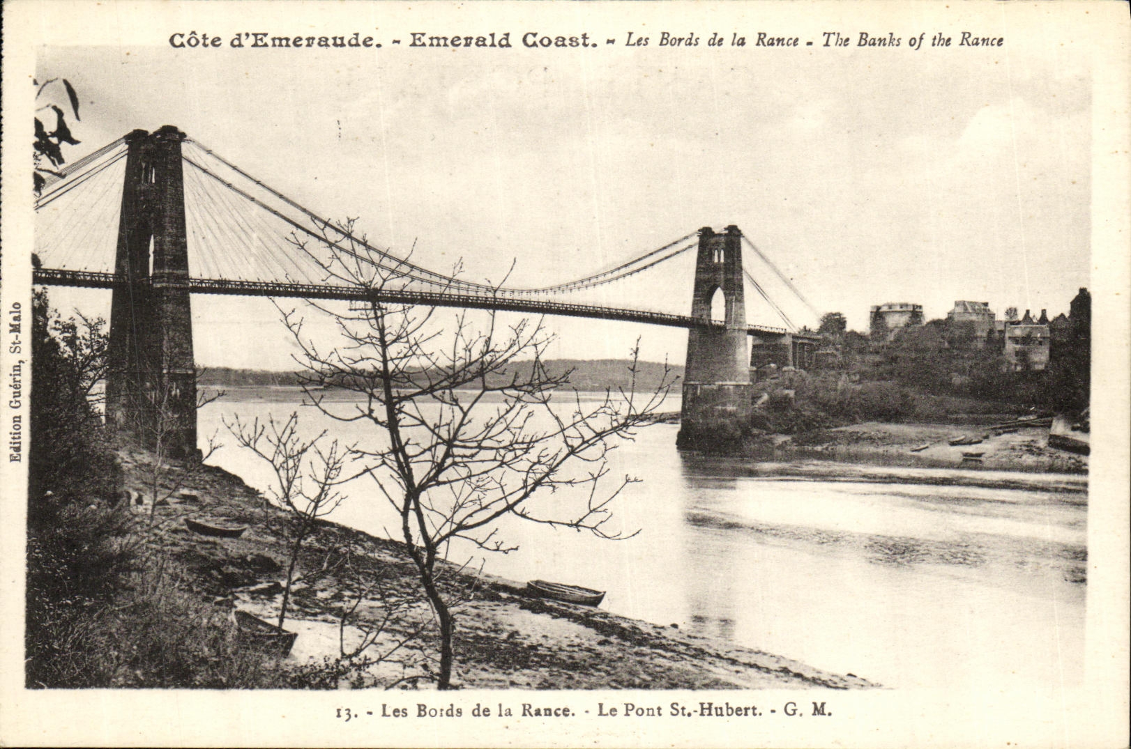 CPA Les Bords de la Rance Le Pont St Hubert