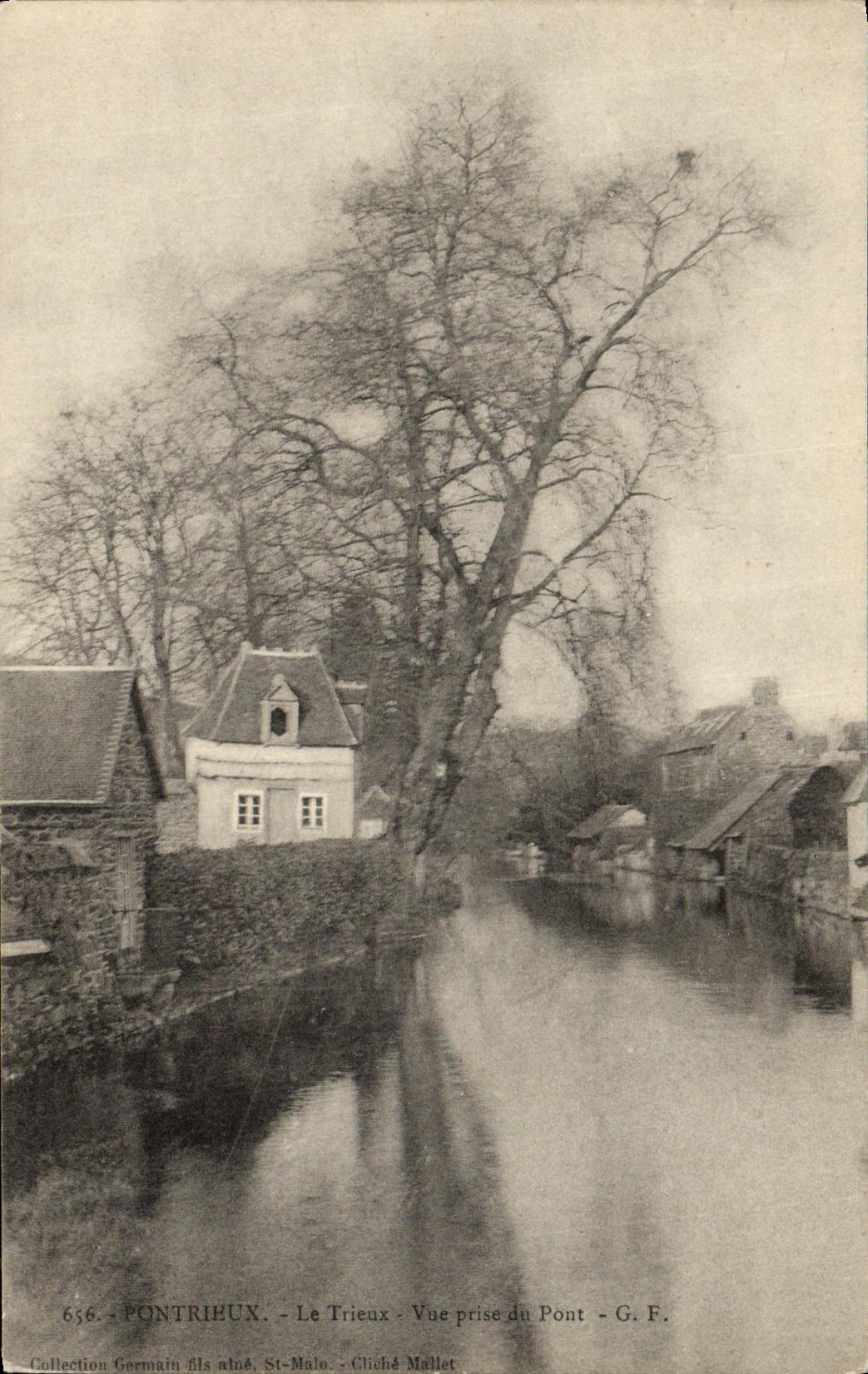 CPA Pontrieux Le Trieux Vue prise du Pont