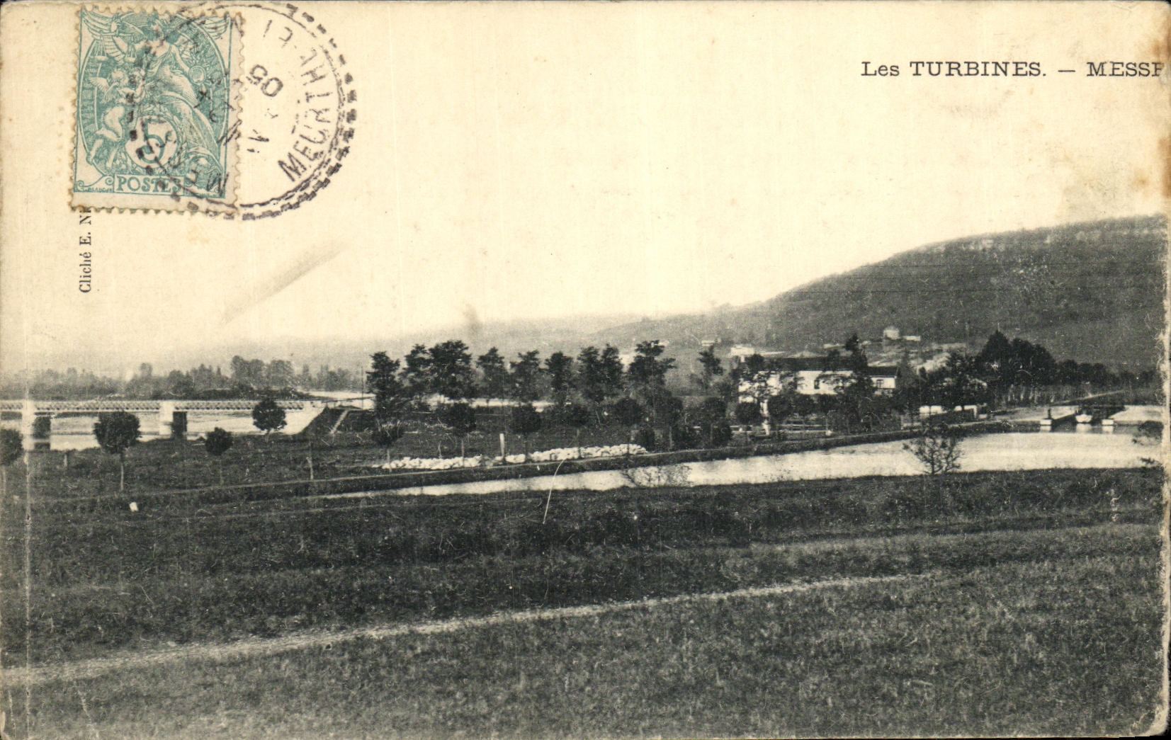 VINTAGE POSTCARD Turbines