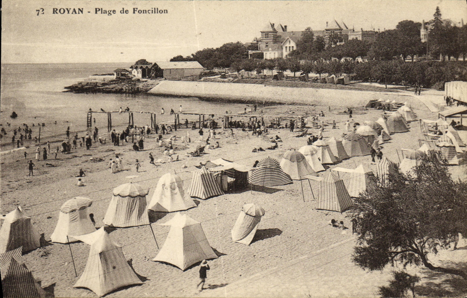 CPA Royan Plage de Foncillon