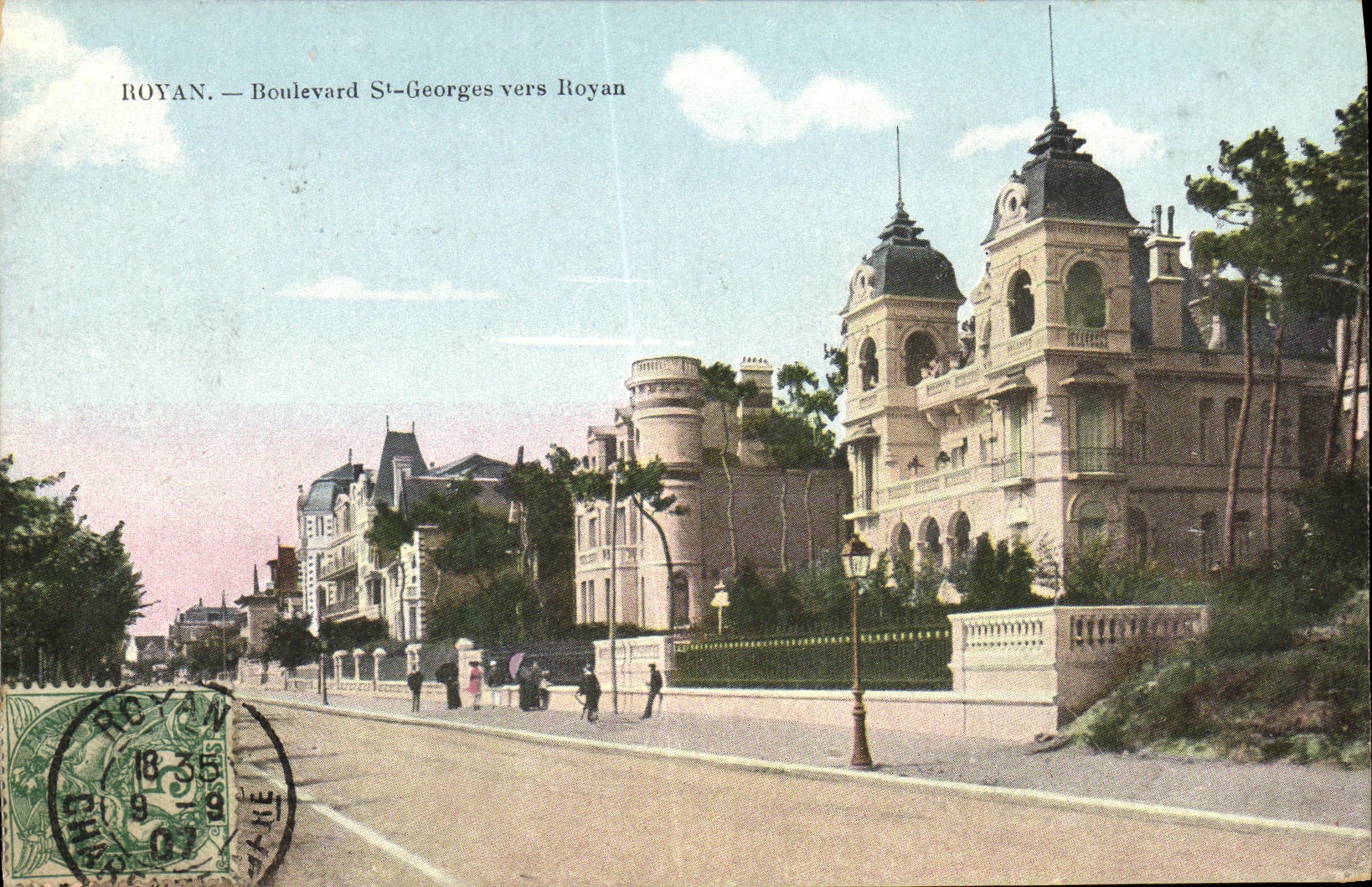 CPA Royan Boulevard St Georges Vers Royan
