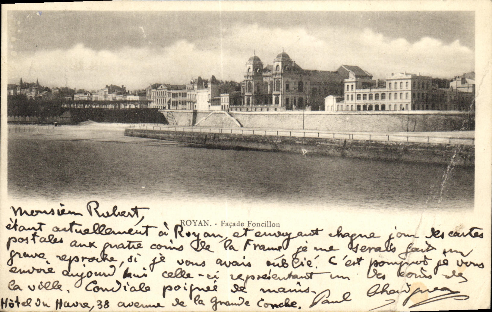 CPA Royan Facade Foncillon