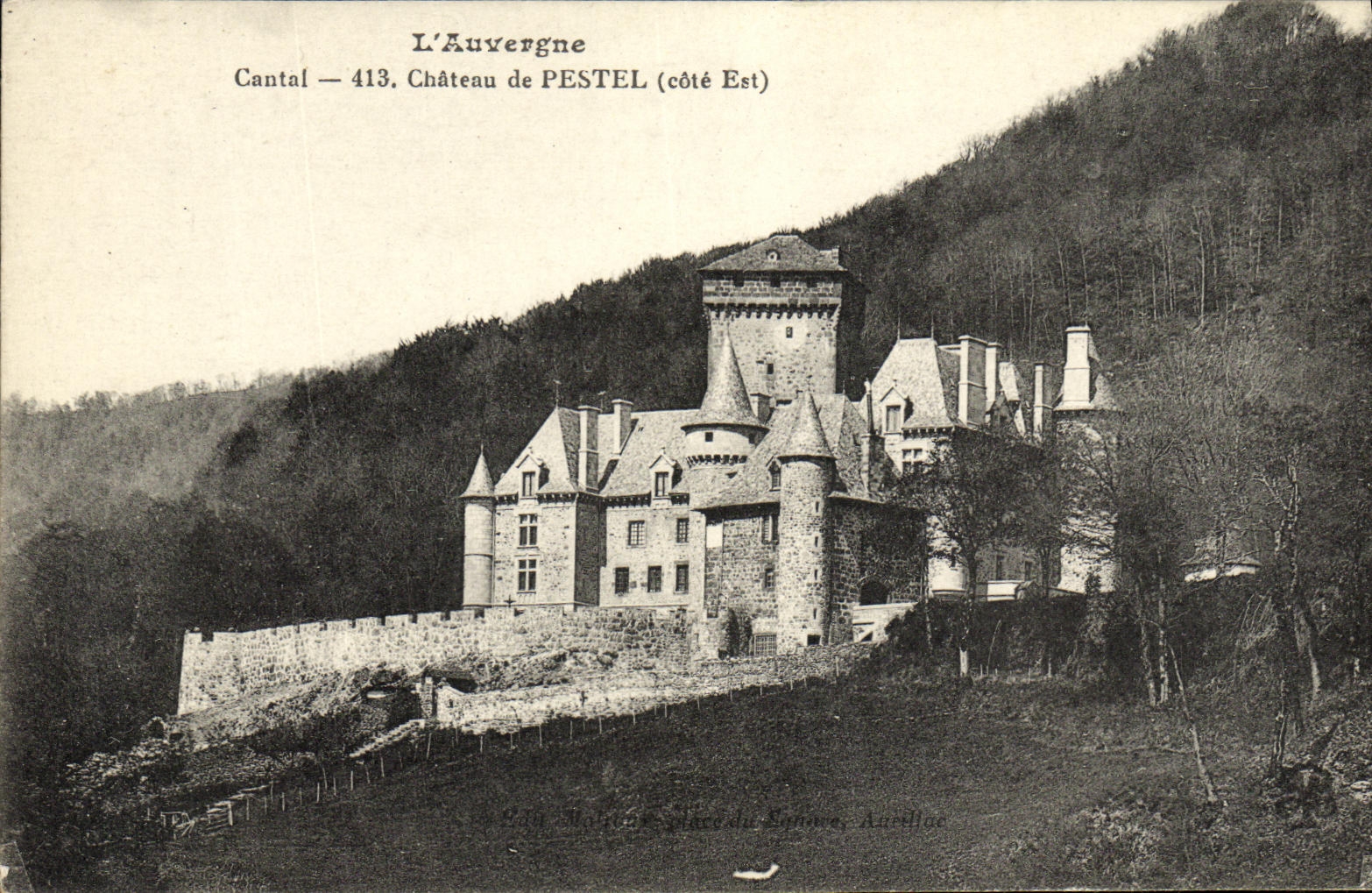 CPA Cantal Chateau de Pestel