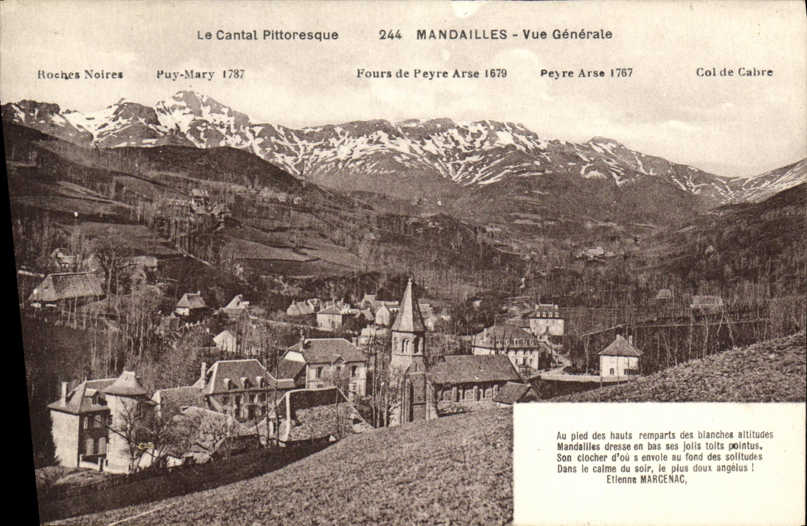 CPA Mandailles Vue Generale