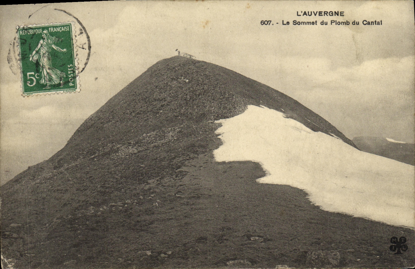 CPA L Auvergne Le Sommet du Plomb du Cantal