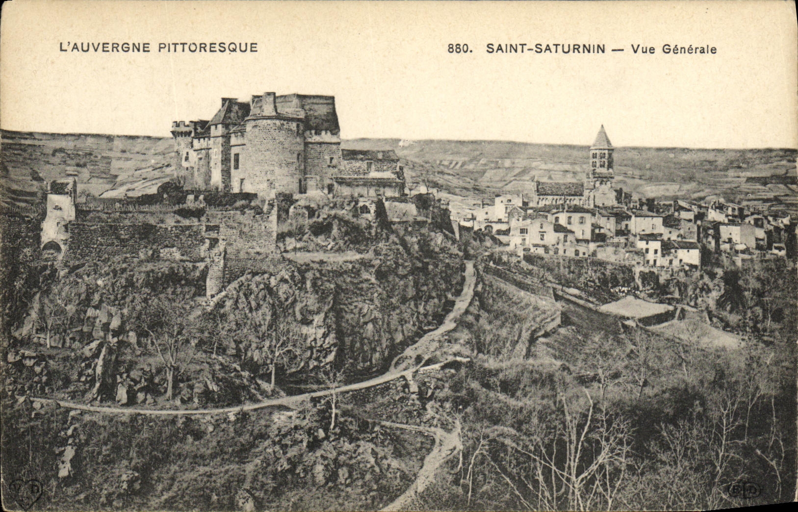 CPA L Auvergne Saint Saturnin Vue Generale