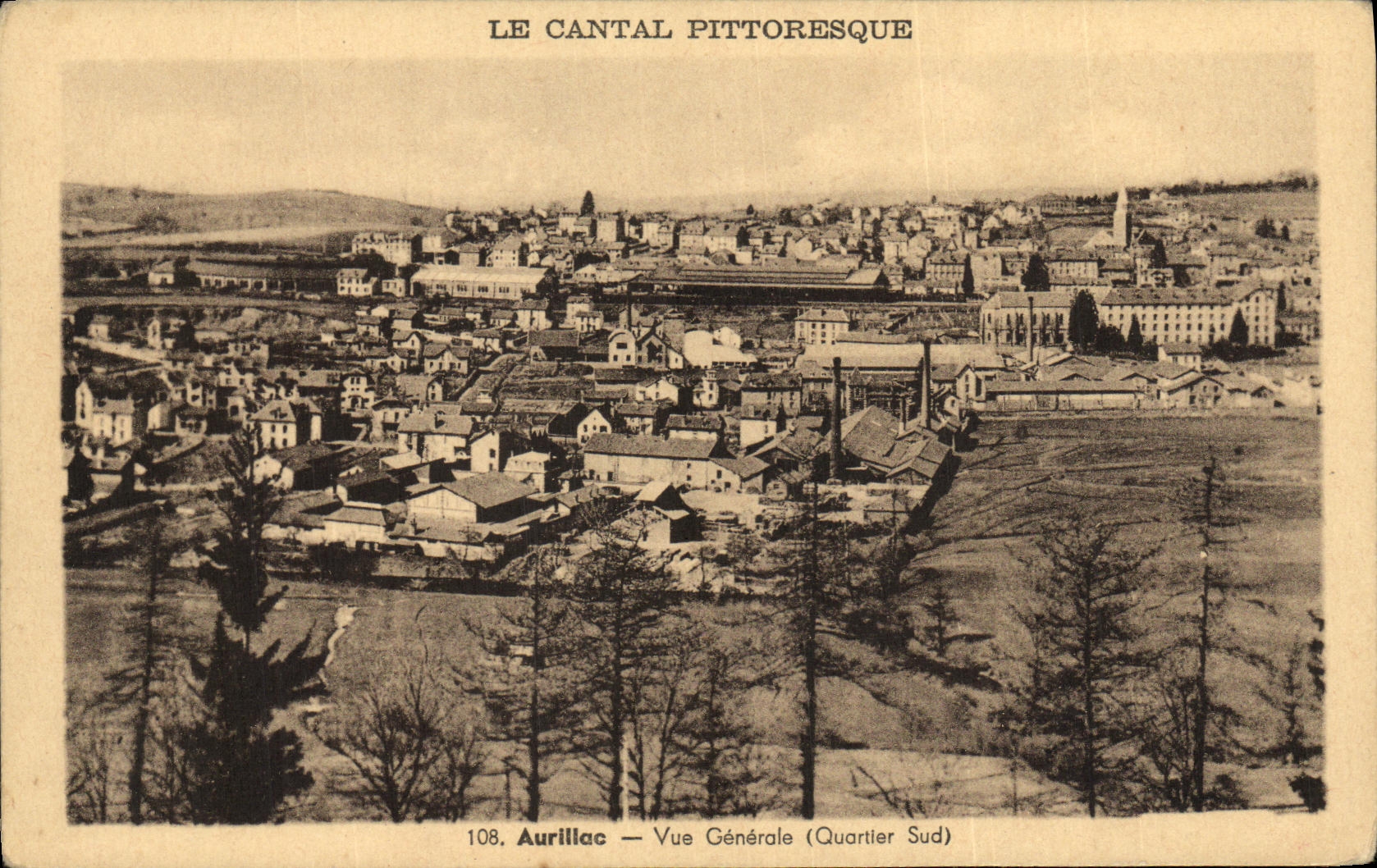 CPA Aurillac Vue Generale
