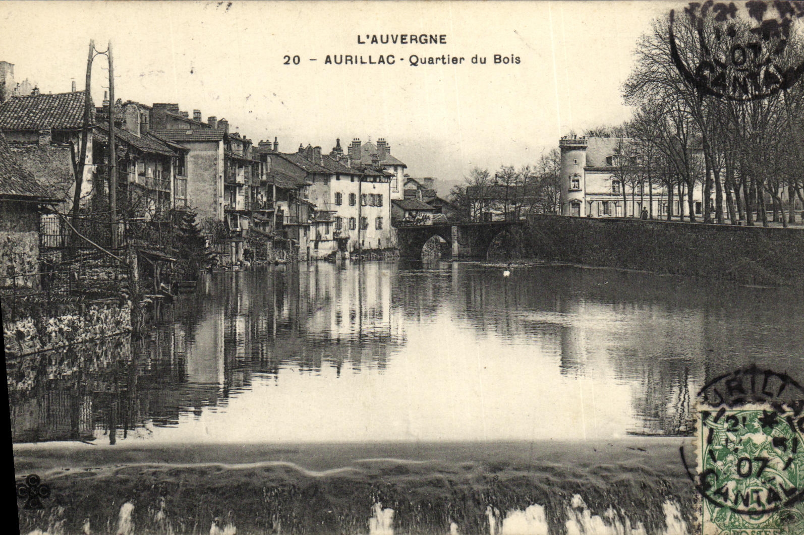 CPA Aurillac Quartier du Bois