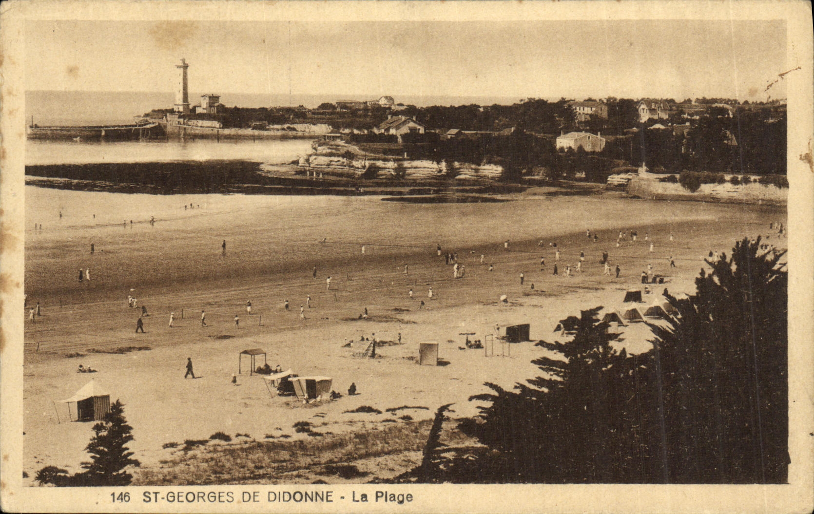 CPA Charente Inferieure St Georges de Didonne La Plage