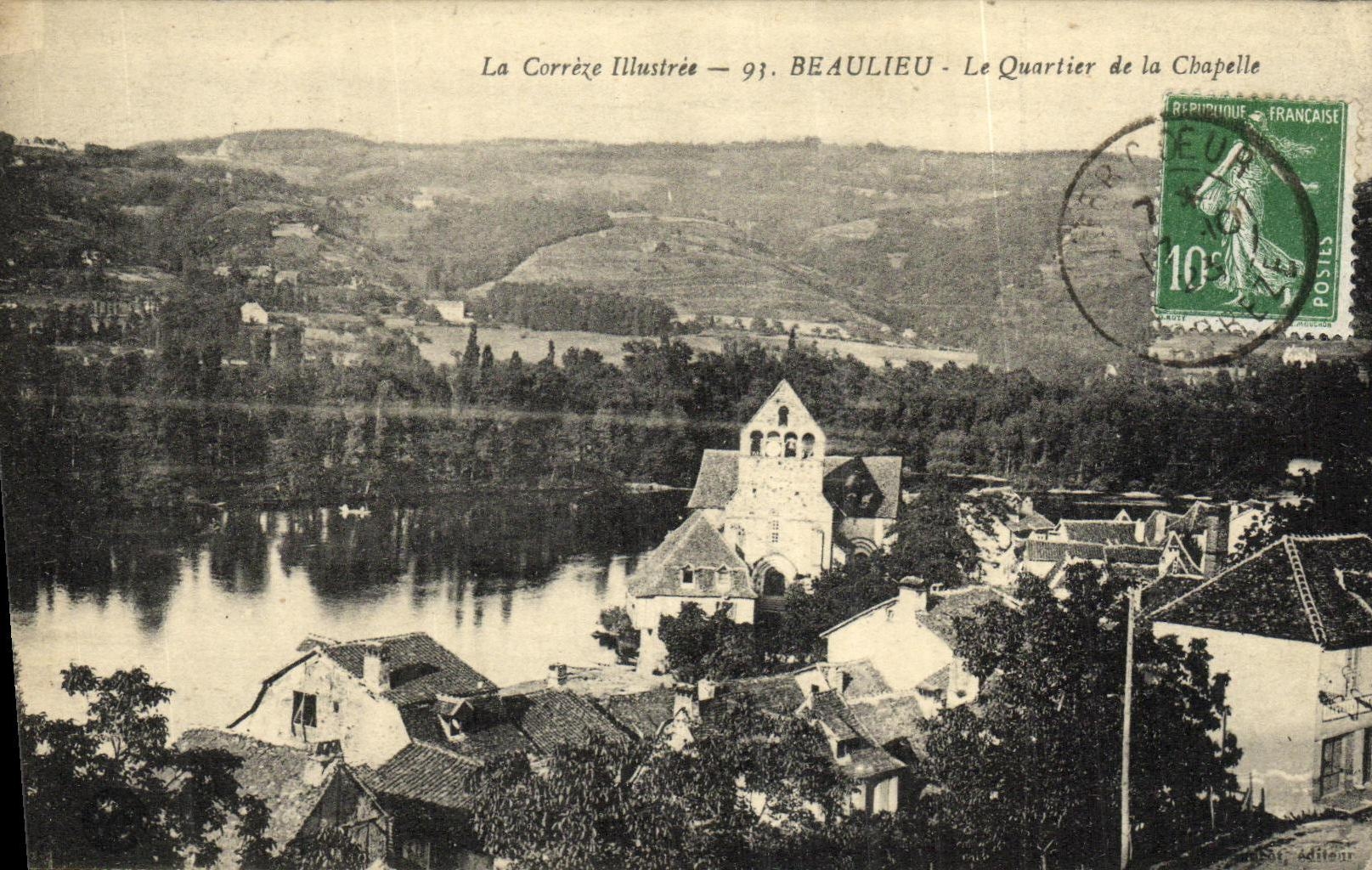VINTAGE POSTCARD Beaulieu the District of the Vault