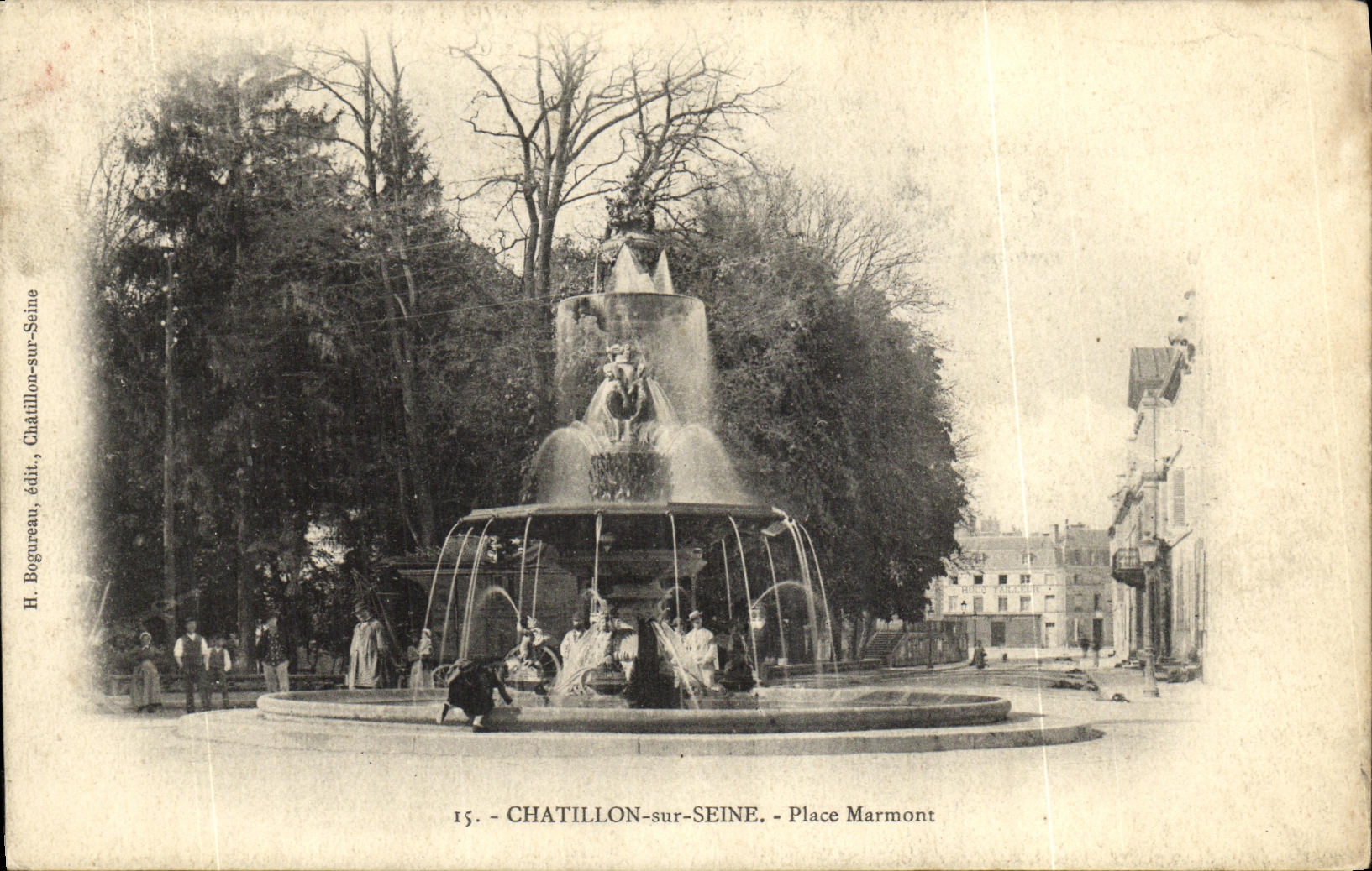 VINTAGE POSTCARD Chatillon on the Seine Places Marmont