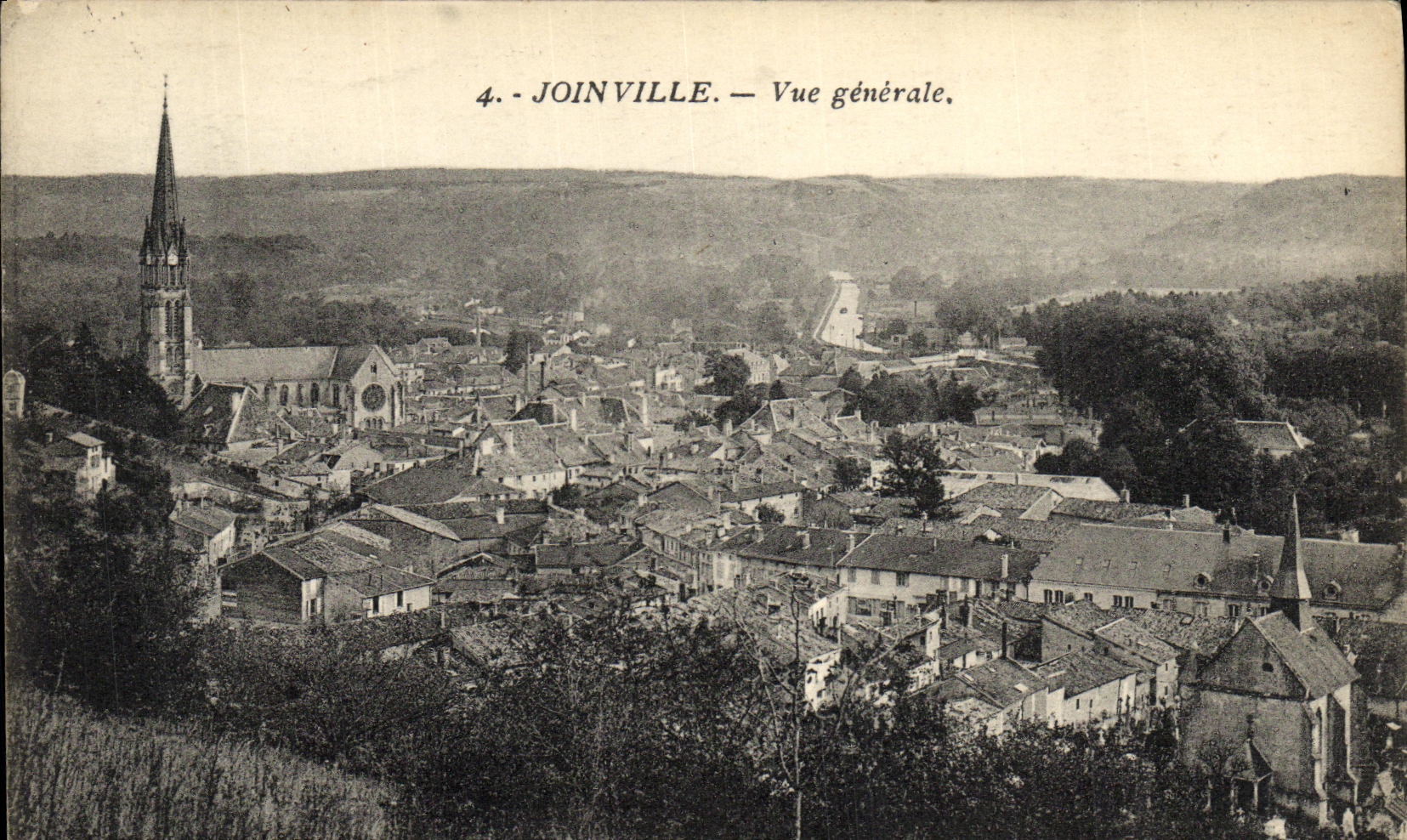 VINTAGE POSTCARD Joinville View