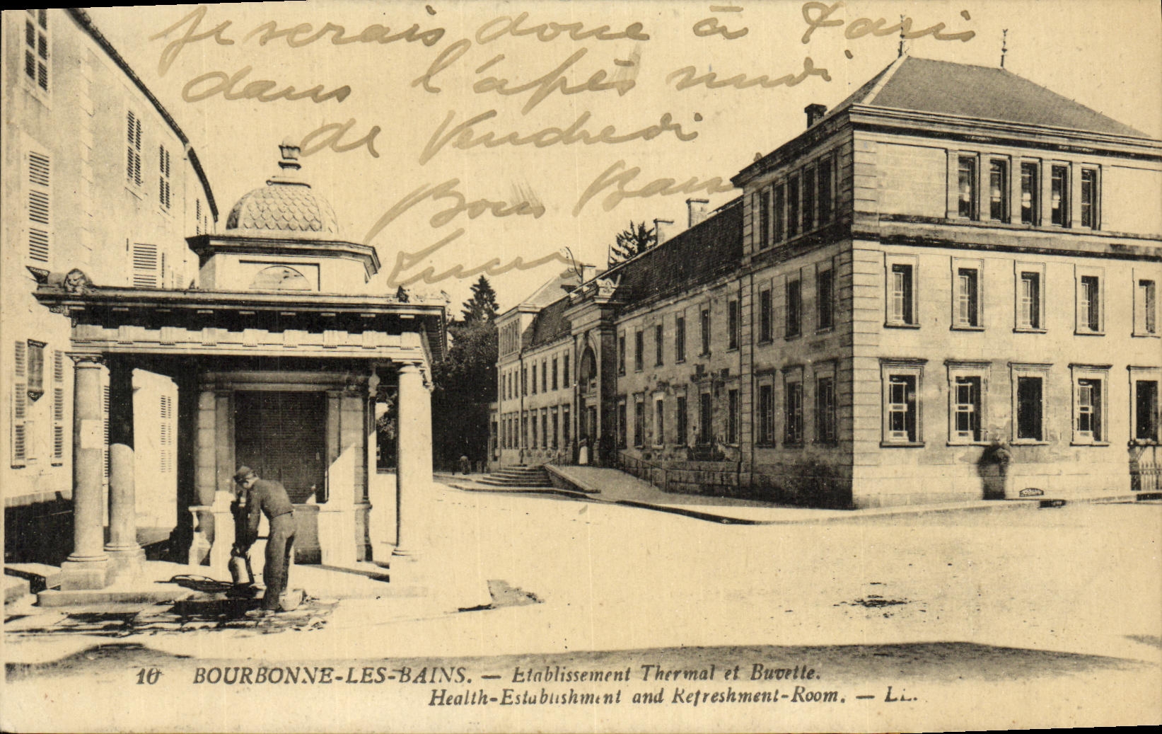 CPA Bourbonne Les Bains Etablissement Thermal et buvette