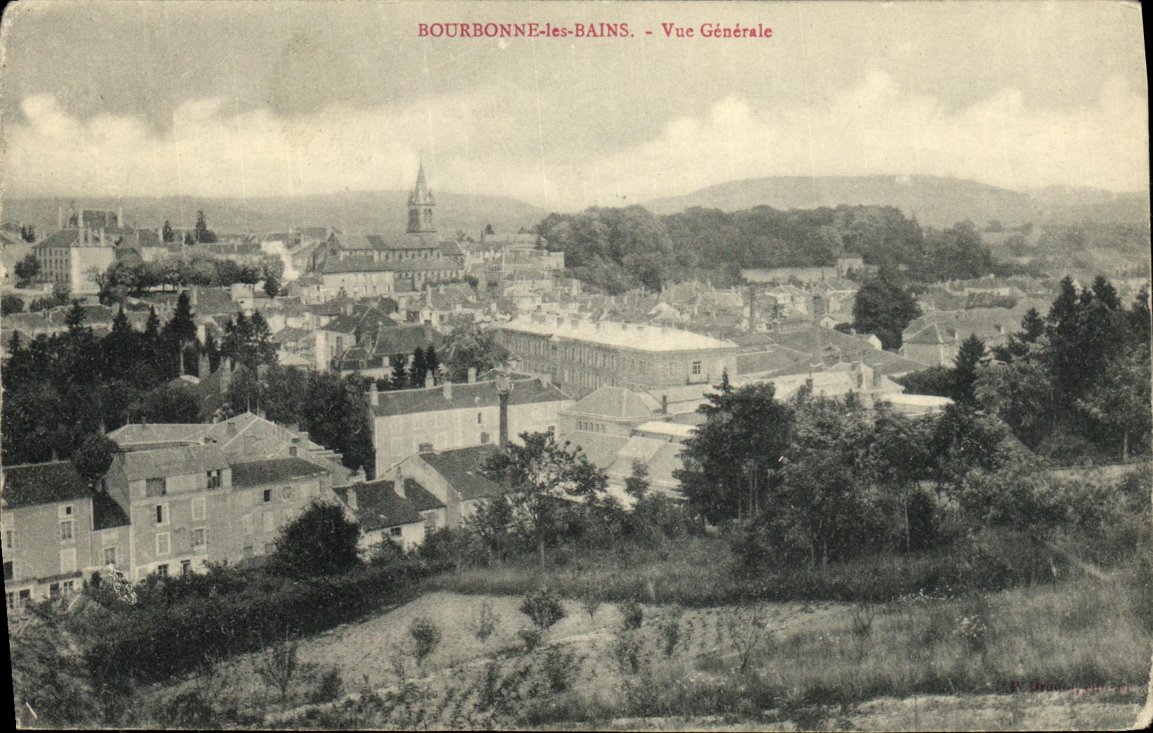 CPA Bourbonne Les Bains Vue Generale
