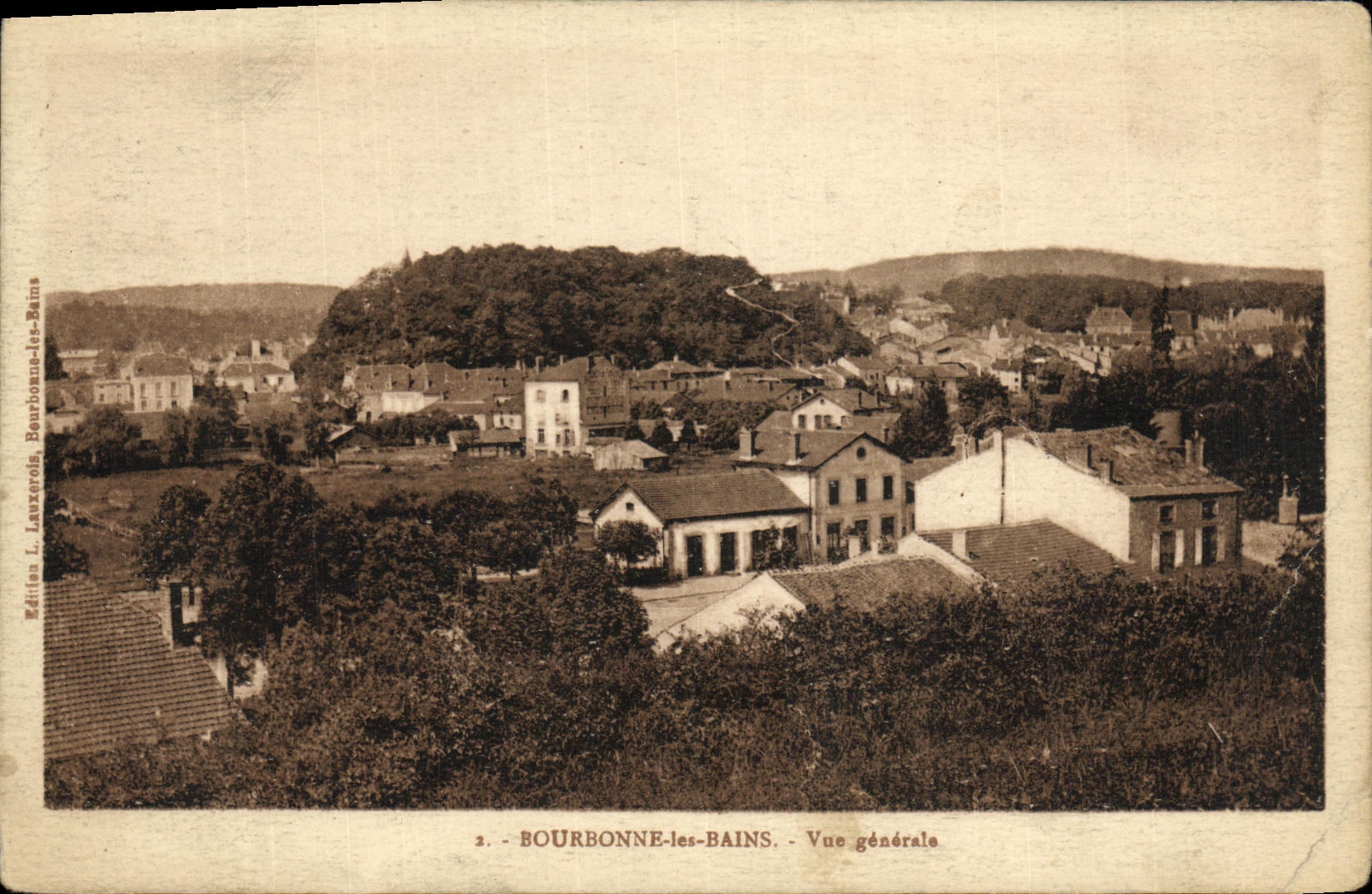 CPA Bourbonne Les Bains Vue Generale
