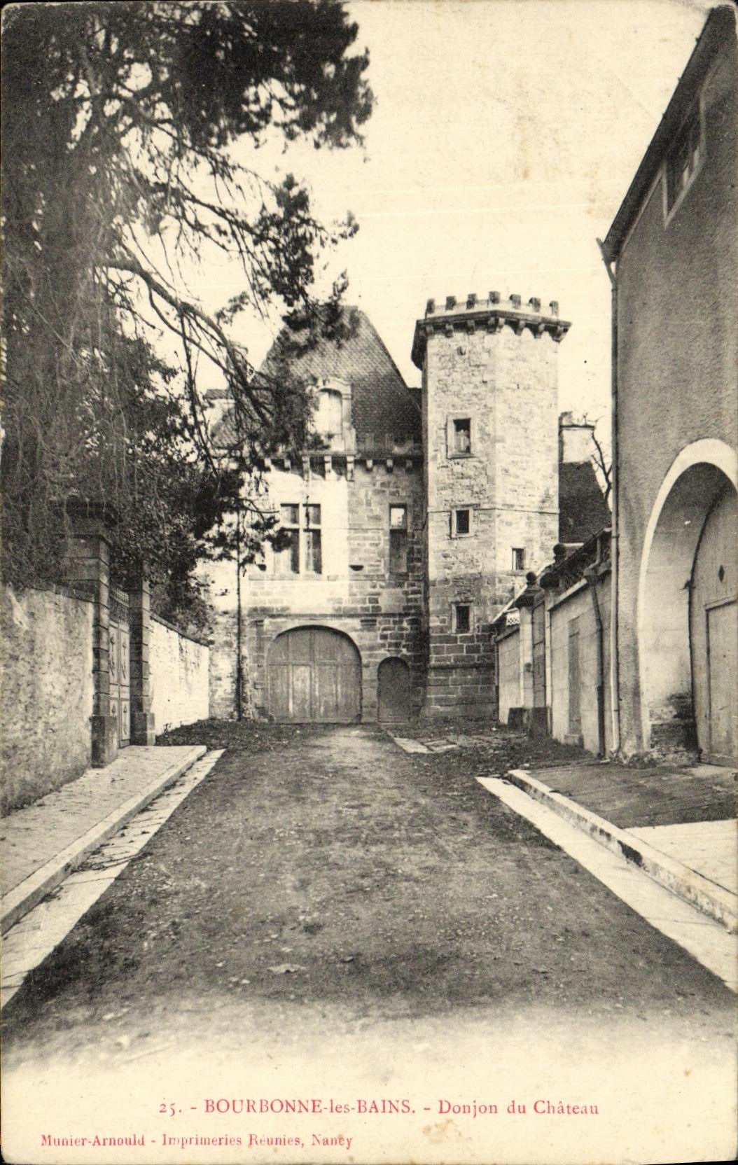 CPA Bourbonne Les Bains Donjon du Chateau