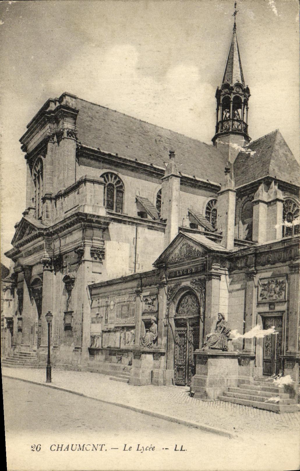 CPA Chaumont Le Lycee
