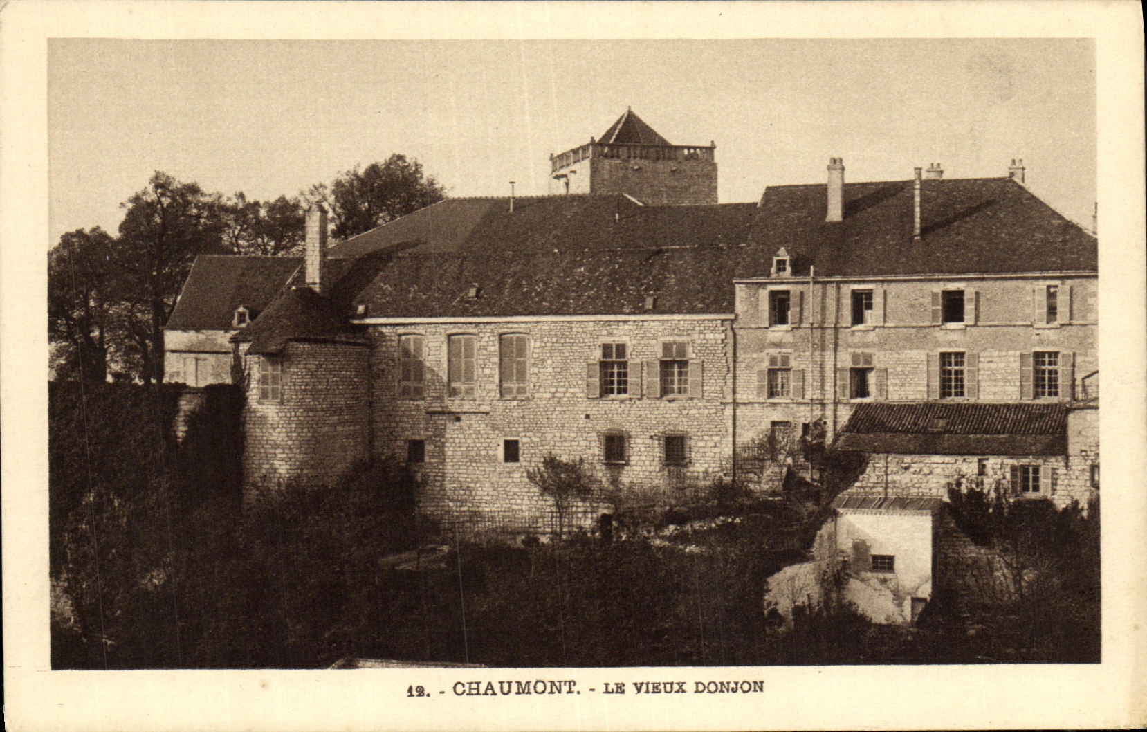 CPA Chaumont Le Vieux Donjon