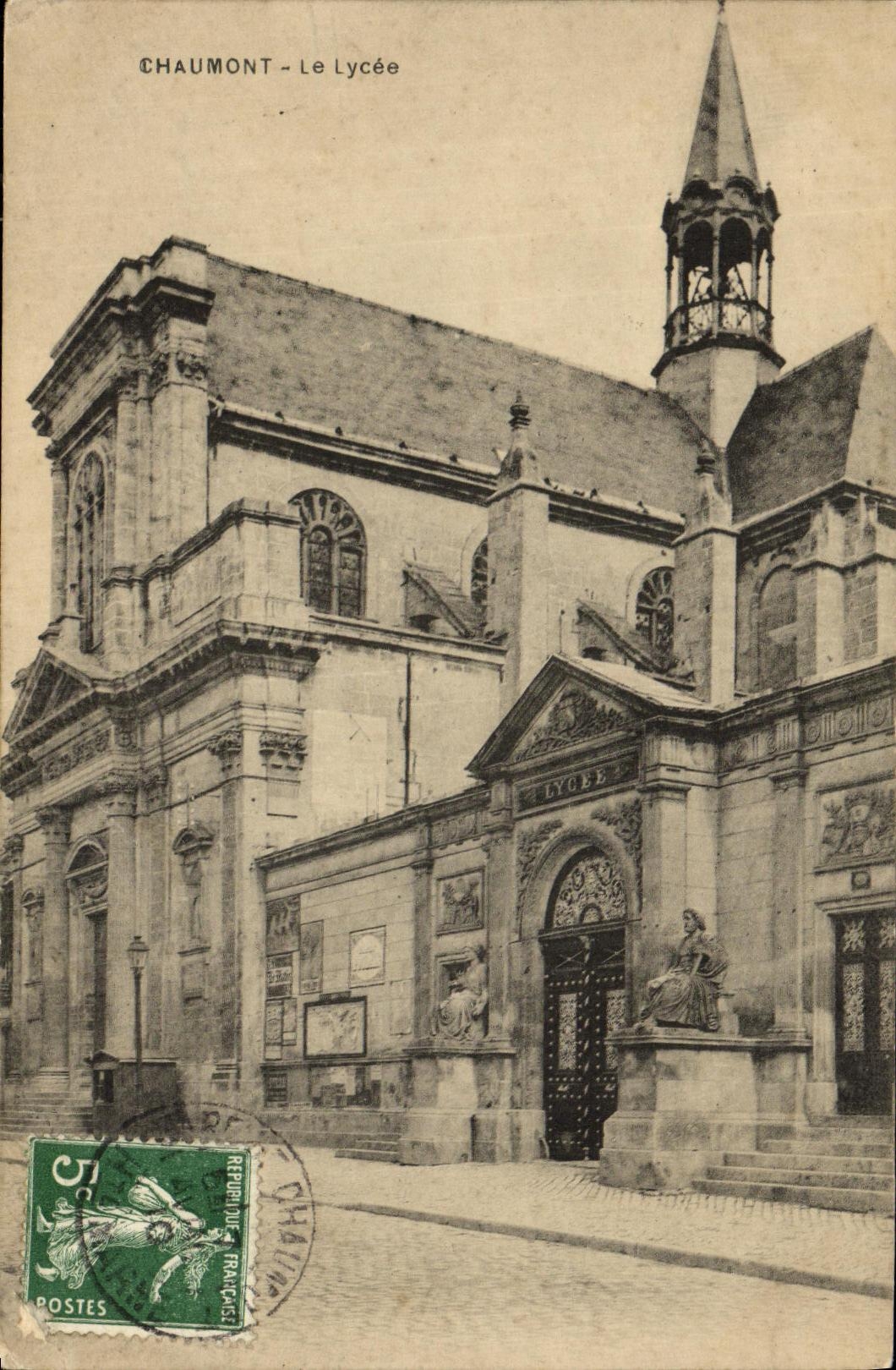 CPA Chaumont Le Lycee