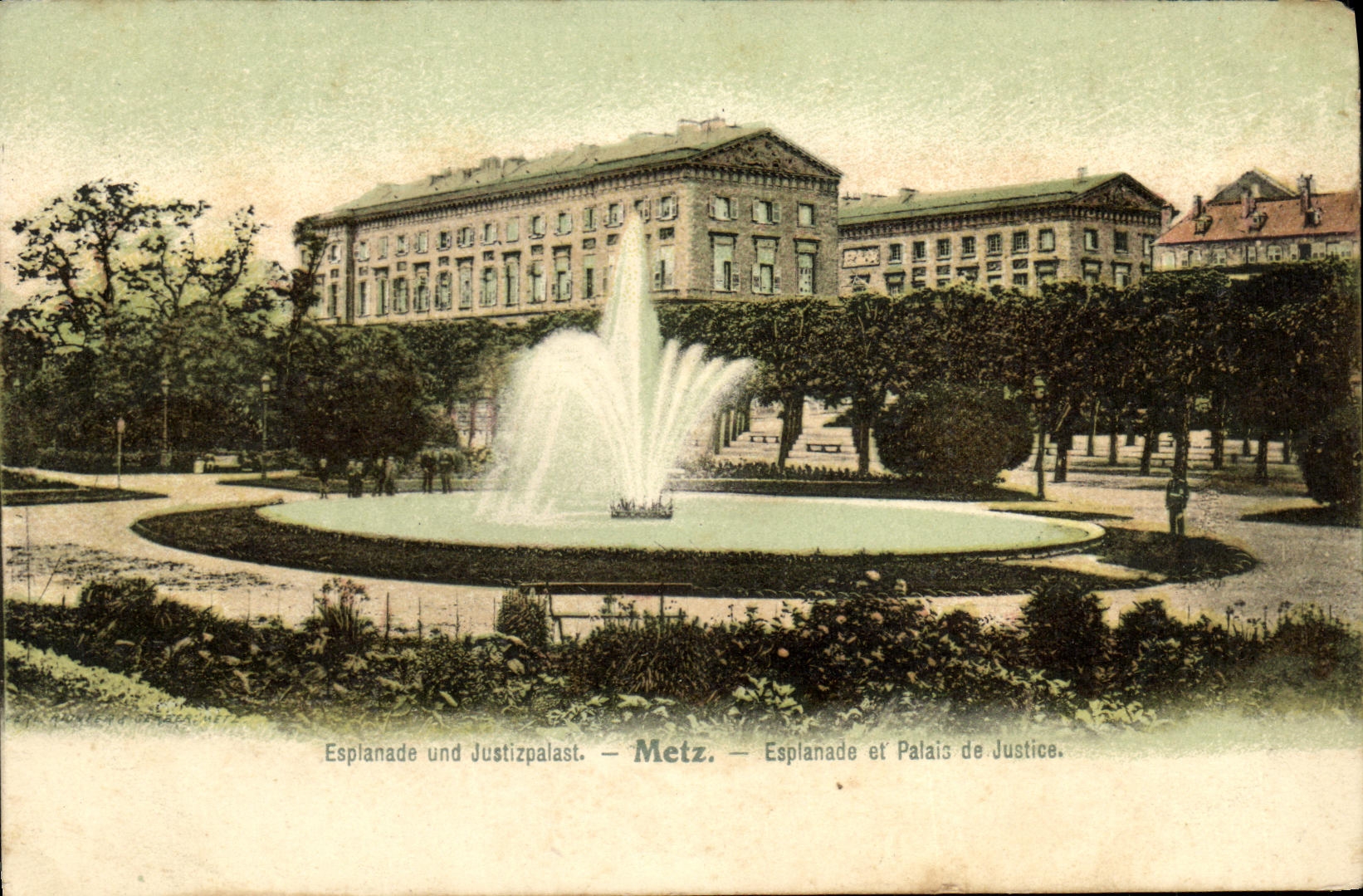 CPA Esplanade et Palais de Justice Metz