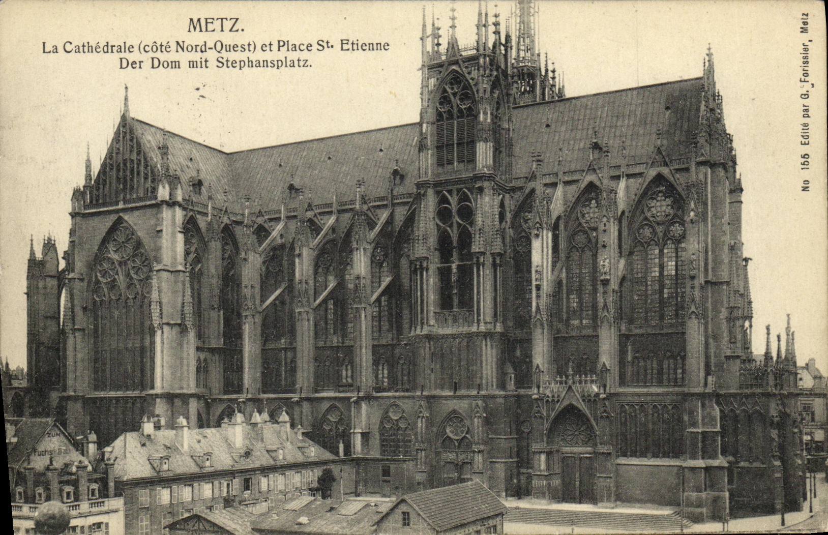 CPA Metz La Cathedrale et Place St Etienne