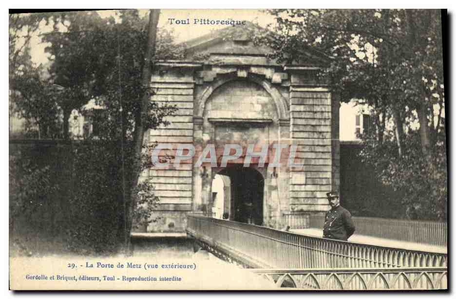 CPA La Porte de Metz Vue exterieure