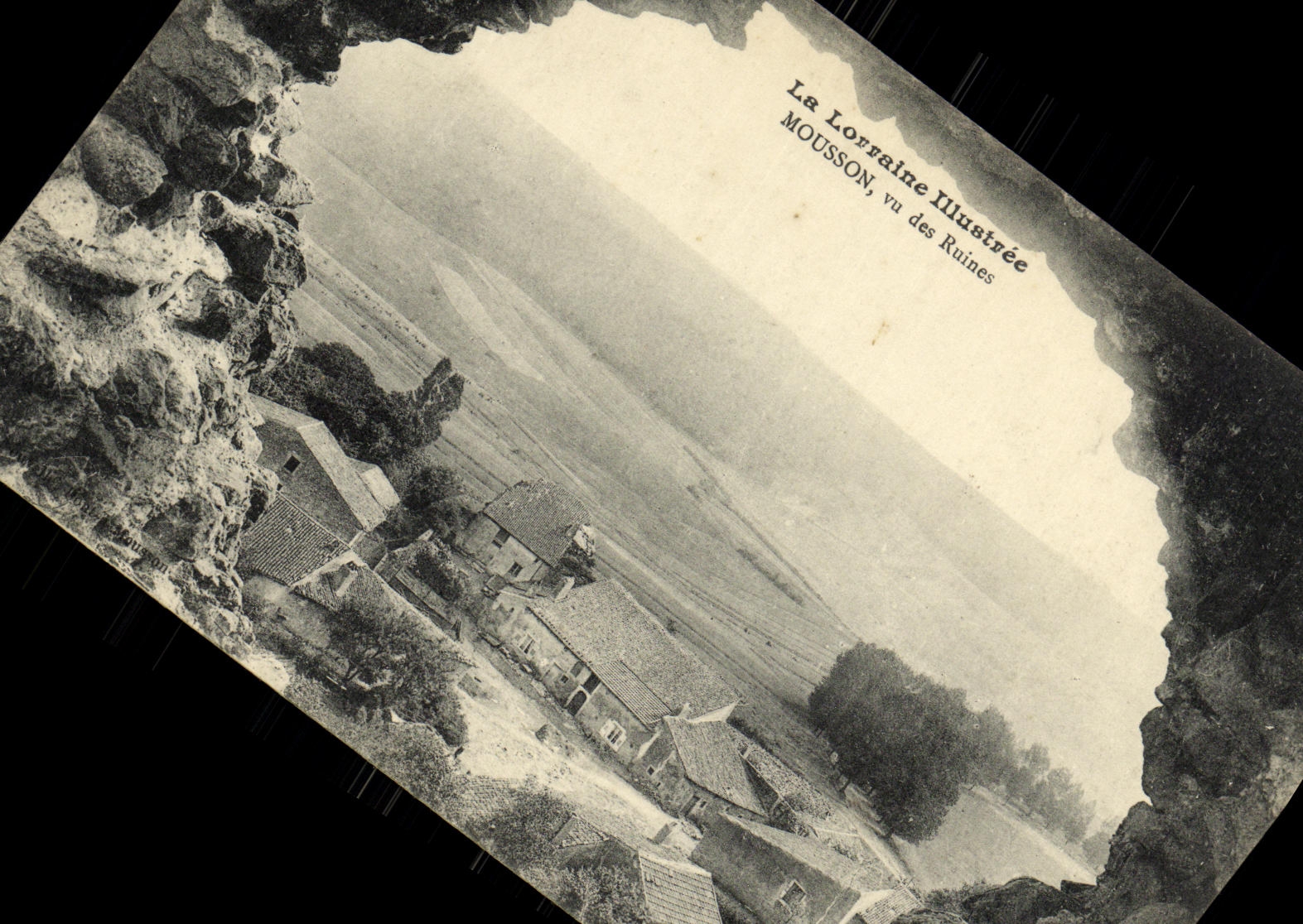 VINTAGE POSTCARD Lorraine lllustree Monsoon seen of the Ruins