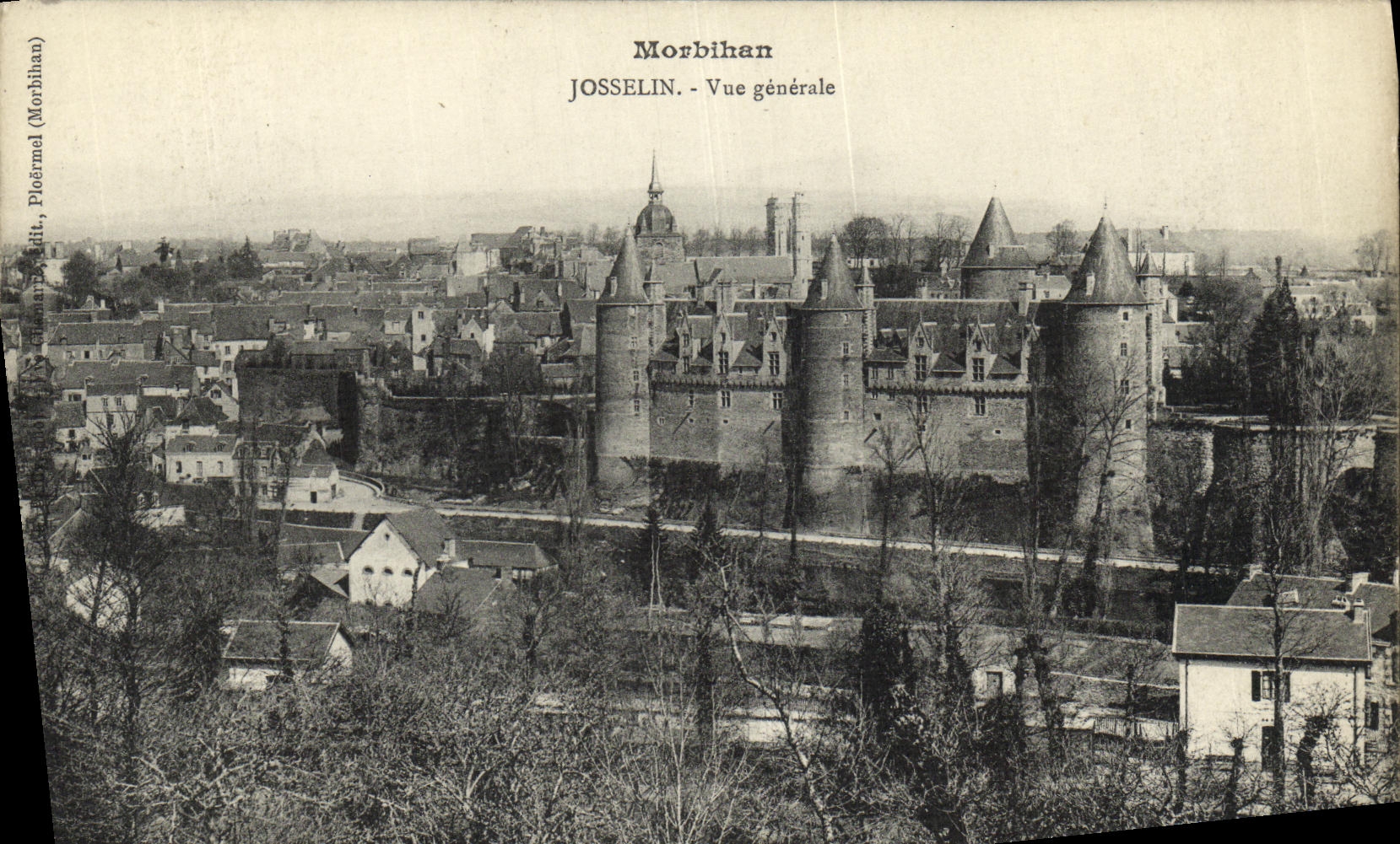 CPA Josselin Vue Generale