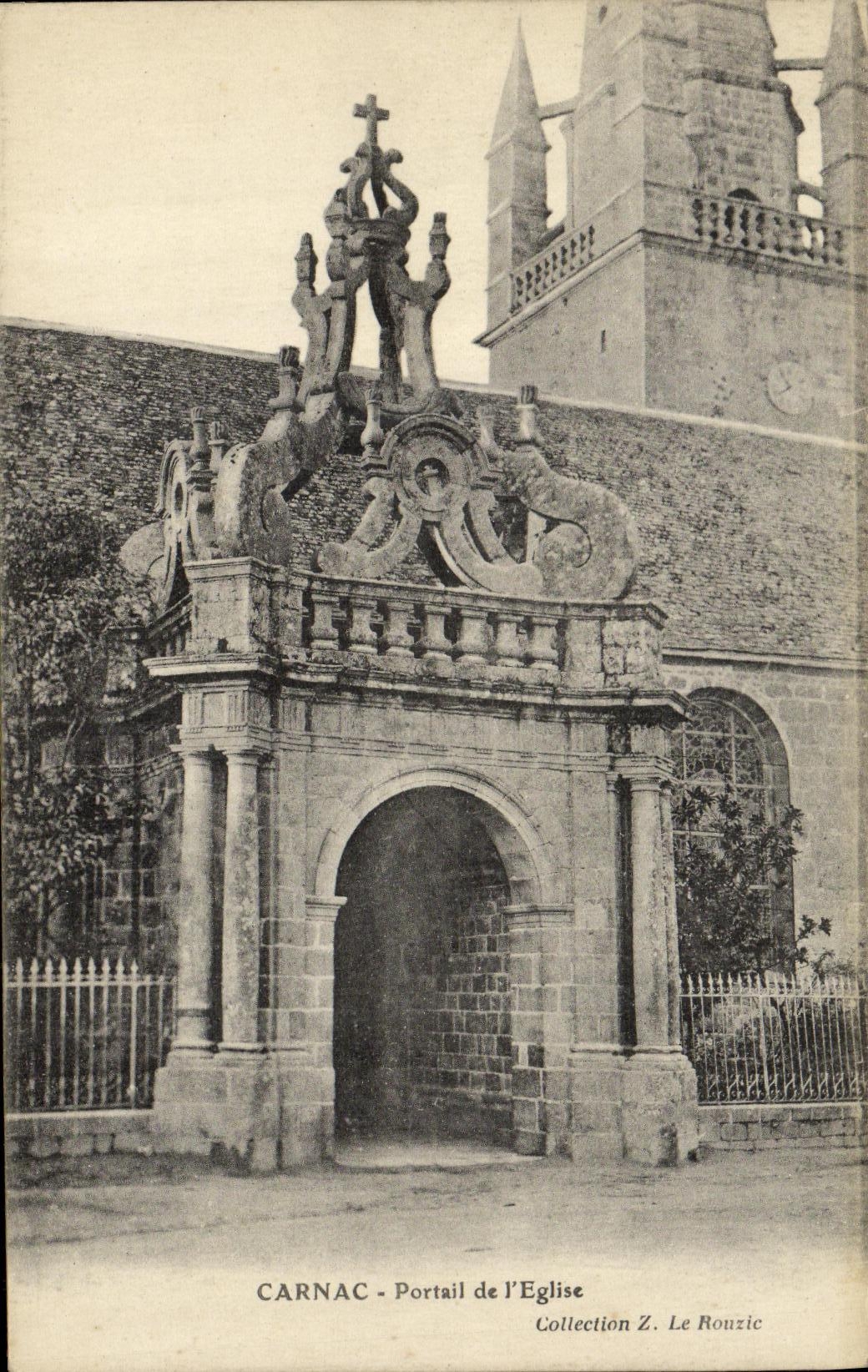 CPA Carnac Portail de L Eglise