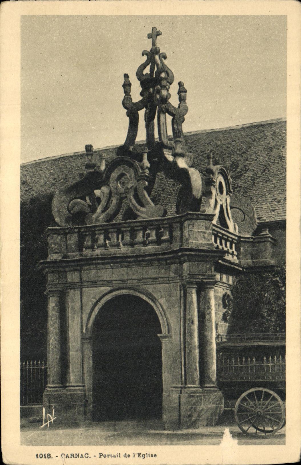 CPA Carnac Portail de L Eglise