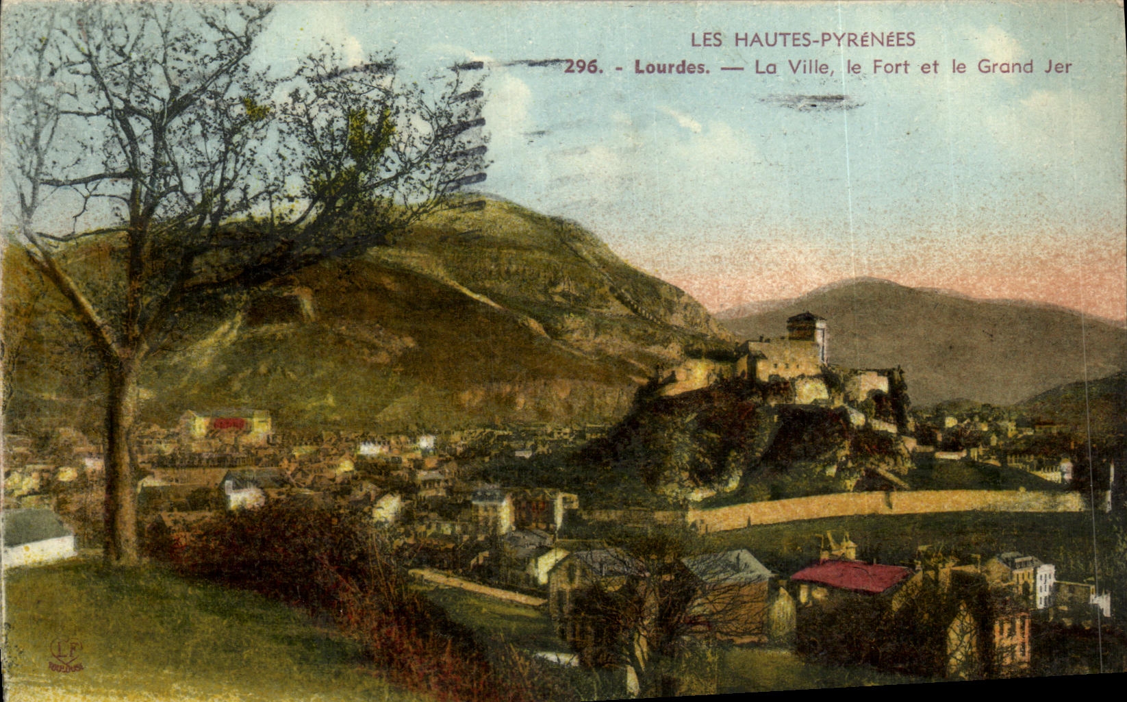 CPA Lourdes La Ville le Fort et le Grand Jer