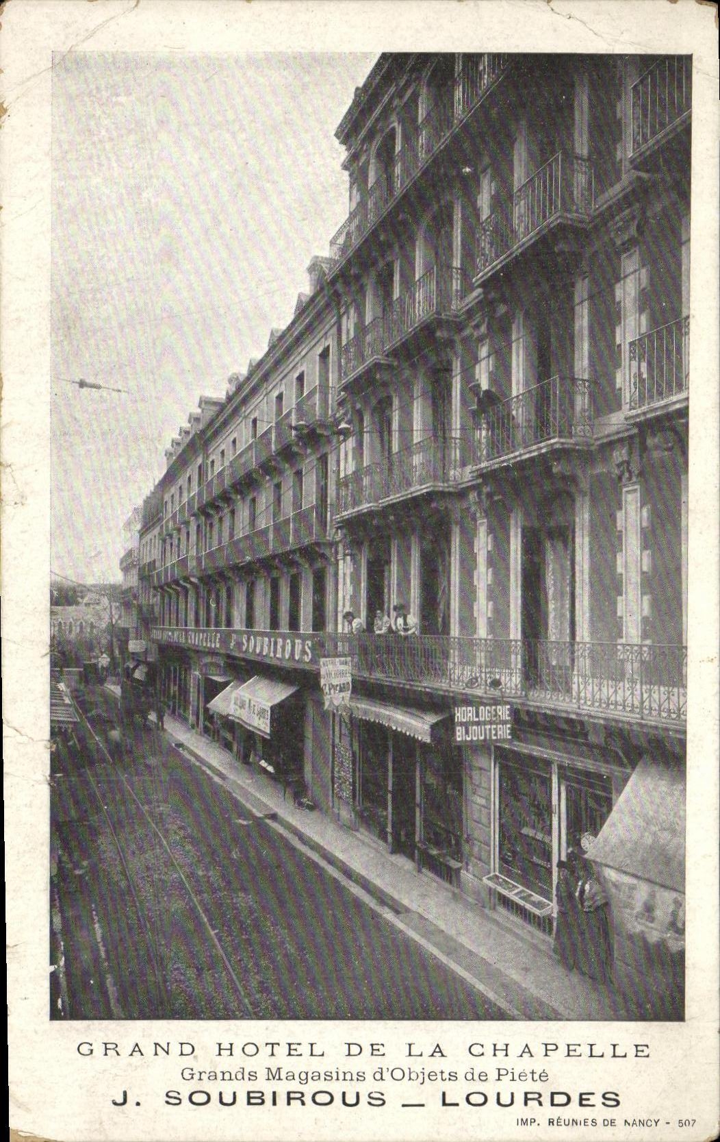 CPA Grand Hotel de la Chapelle Grands Magasins d Objets de Pietees 